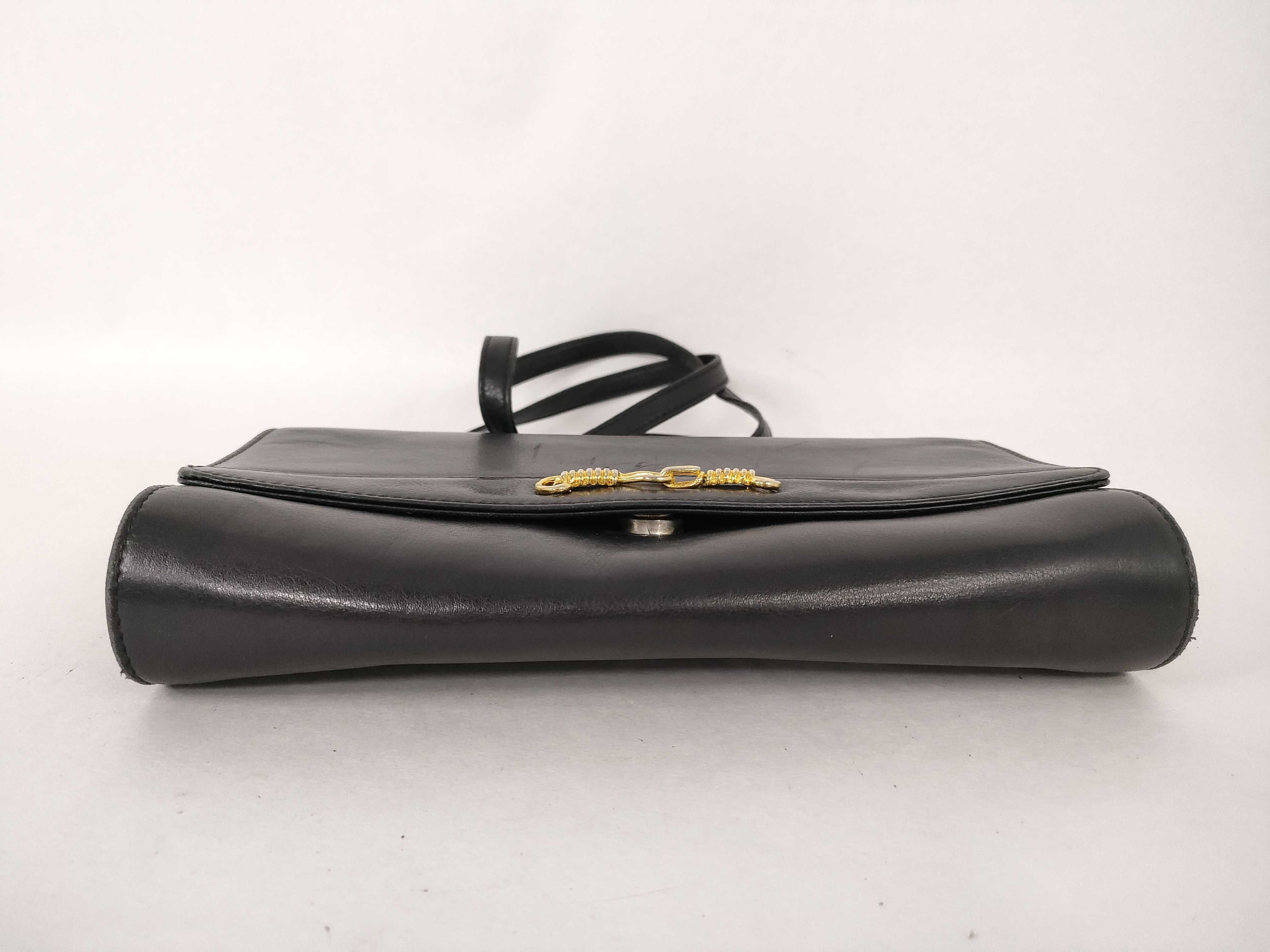 Shoulder Bag Horsebit Leather Black — view 7
