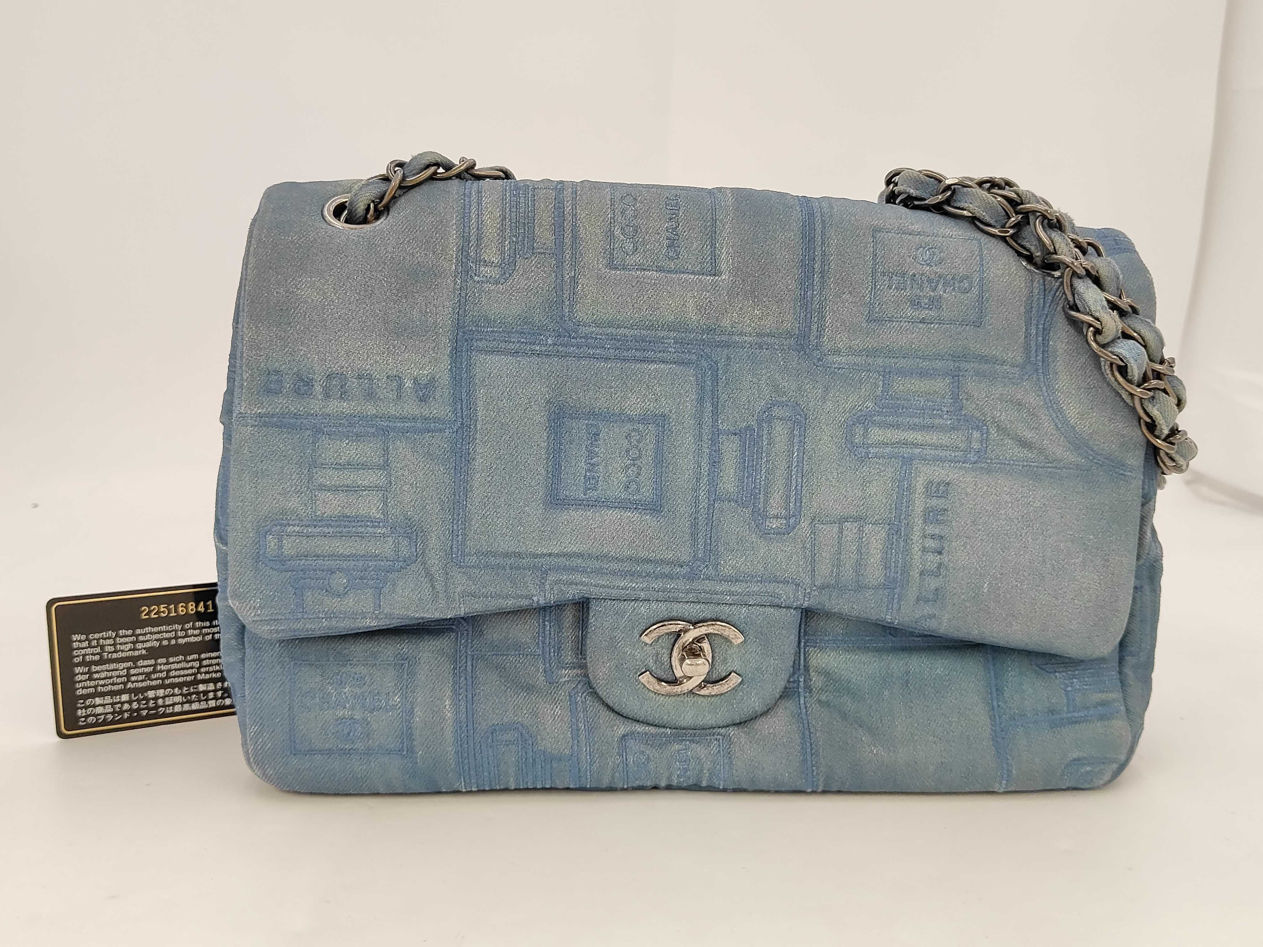 denim shoulder bag