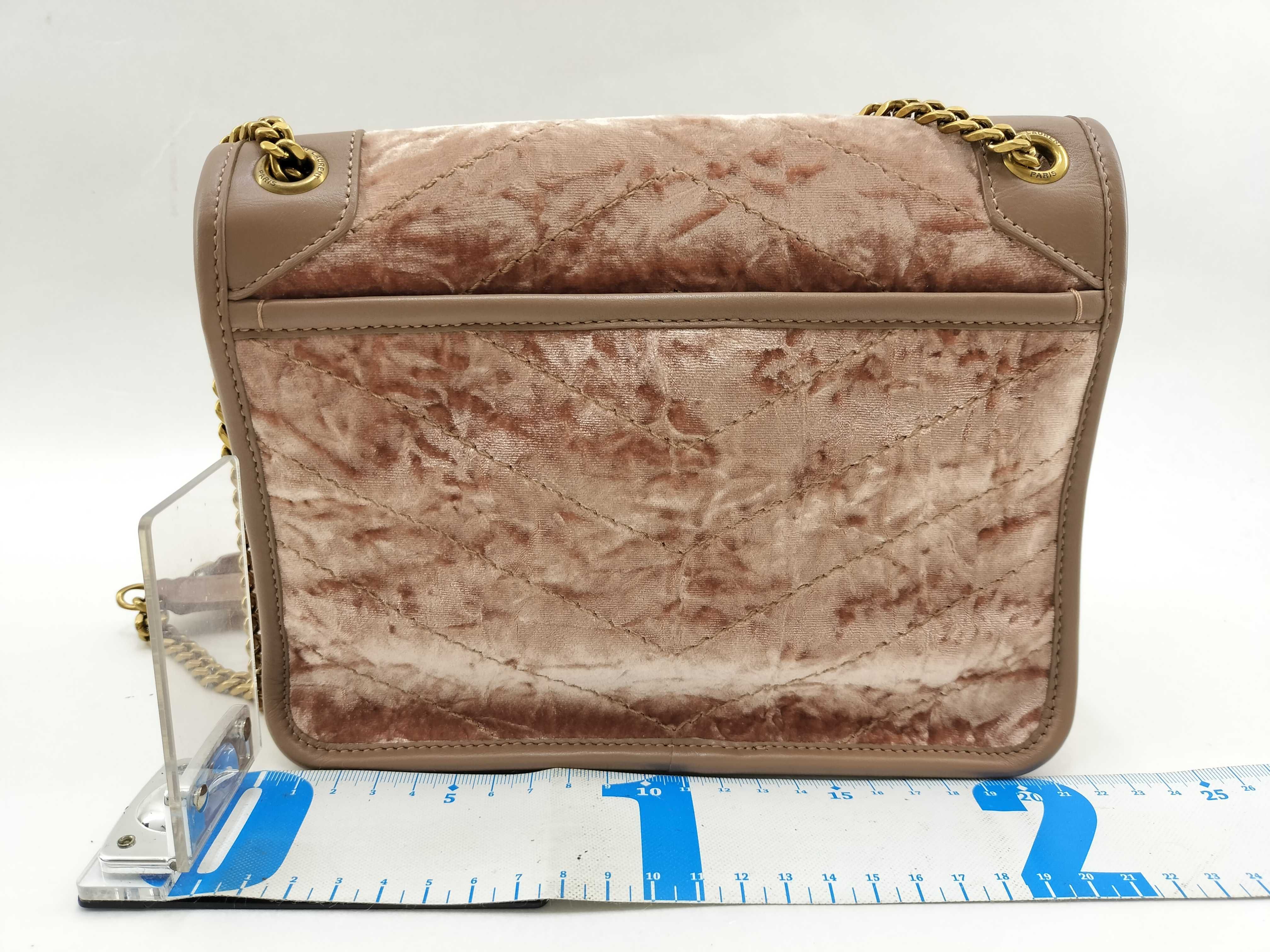 Niki Shoulder Bag, Velour Shoulder Bag — view 2