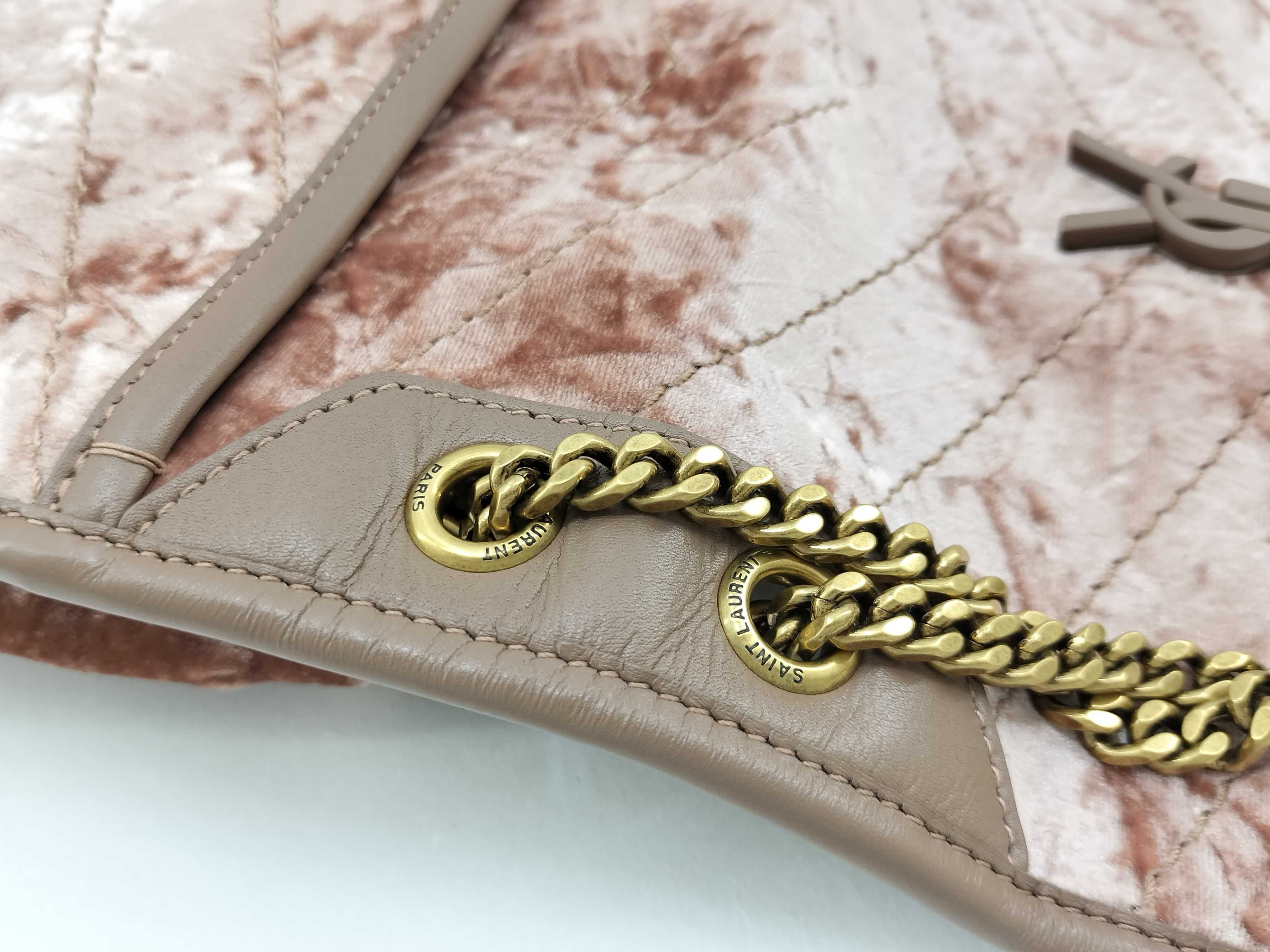 Niki Shoulder Bag, Velour Shoulder Bag — view 14