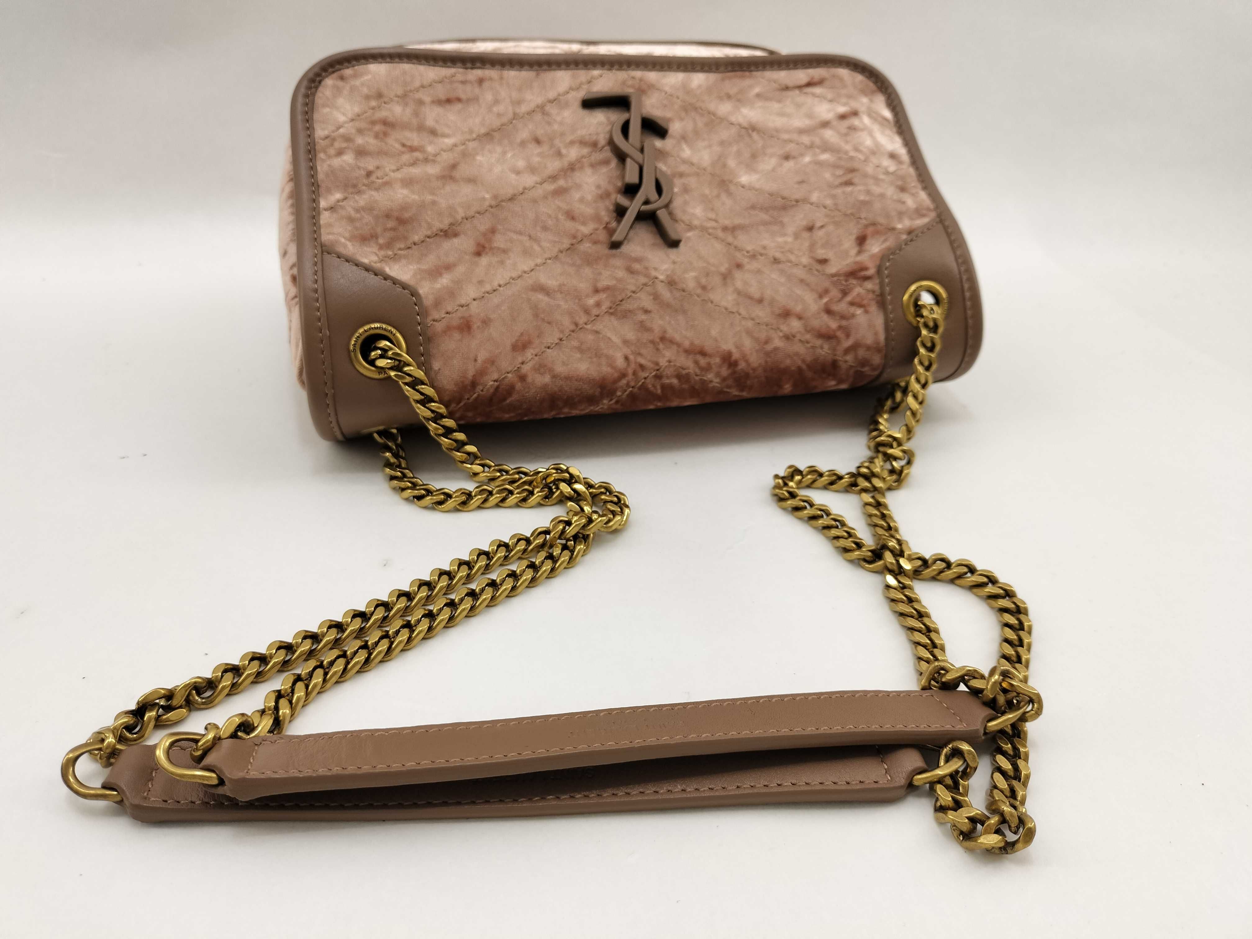 Niki Shoulder Bag, Velour Shoulder Bag — view 8