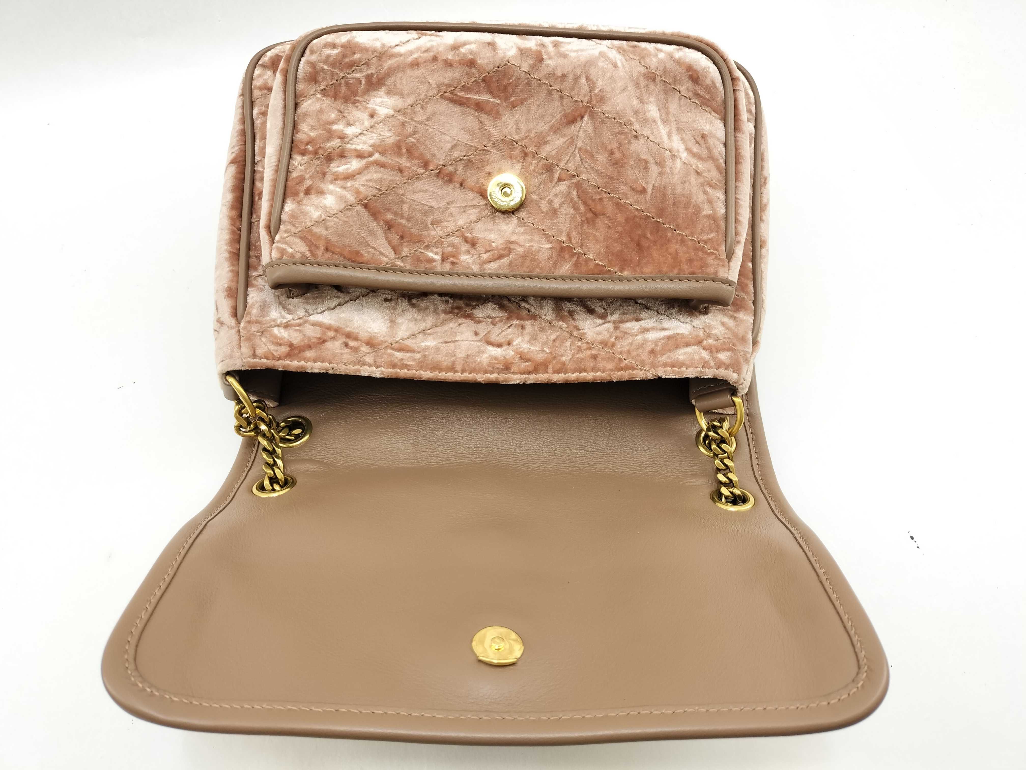 Niki Shoulder Bag, Velour Shoulder Bag — view 9