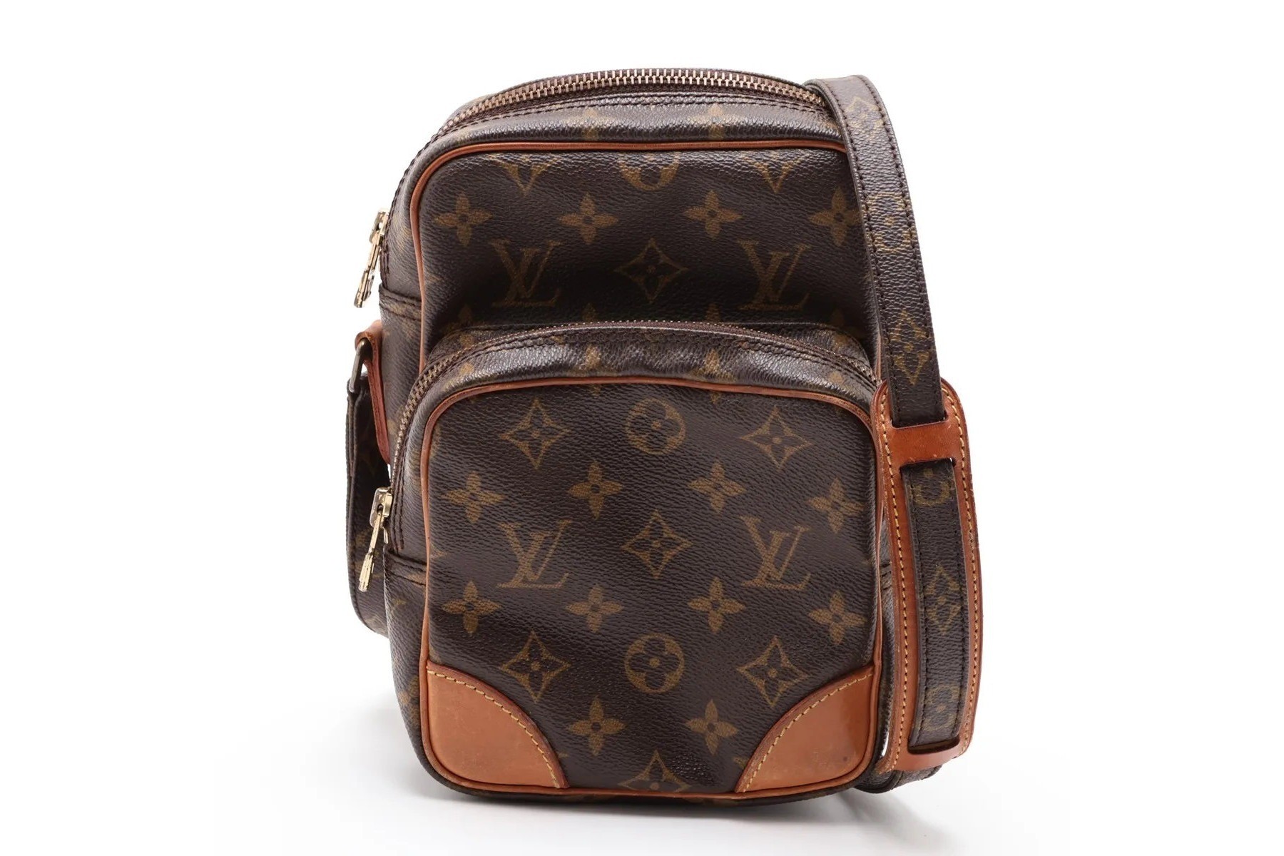 Monogram Amazon M45236 Leather Shoulder Bag