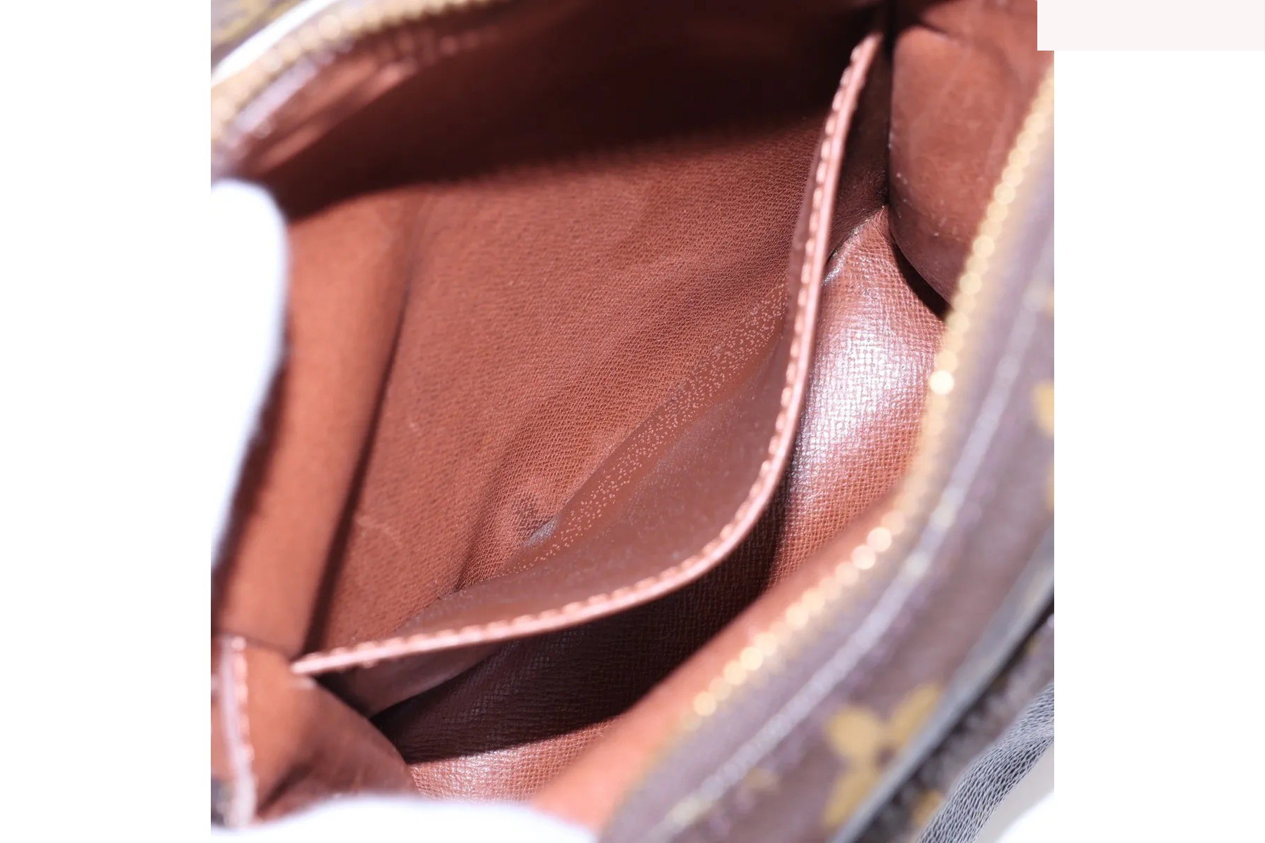 Monogram Amazon M45236 Leather Shoulder Bag — view 7