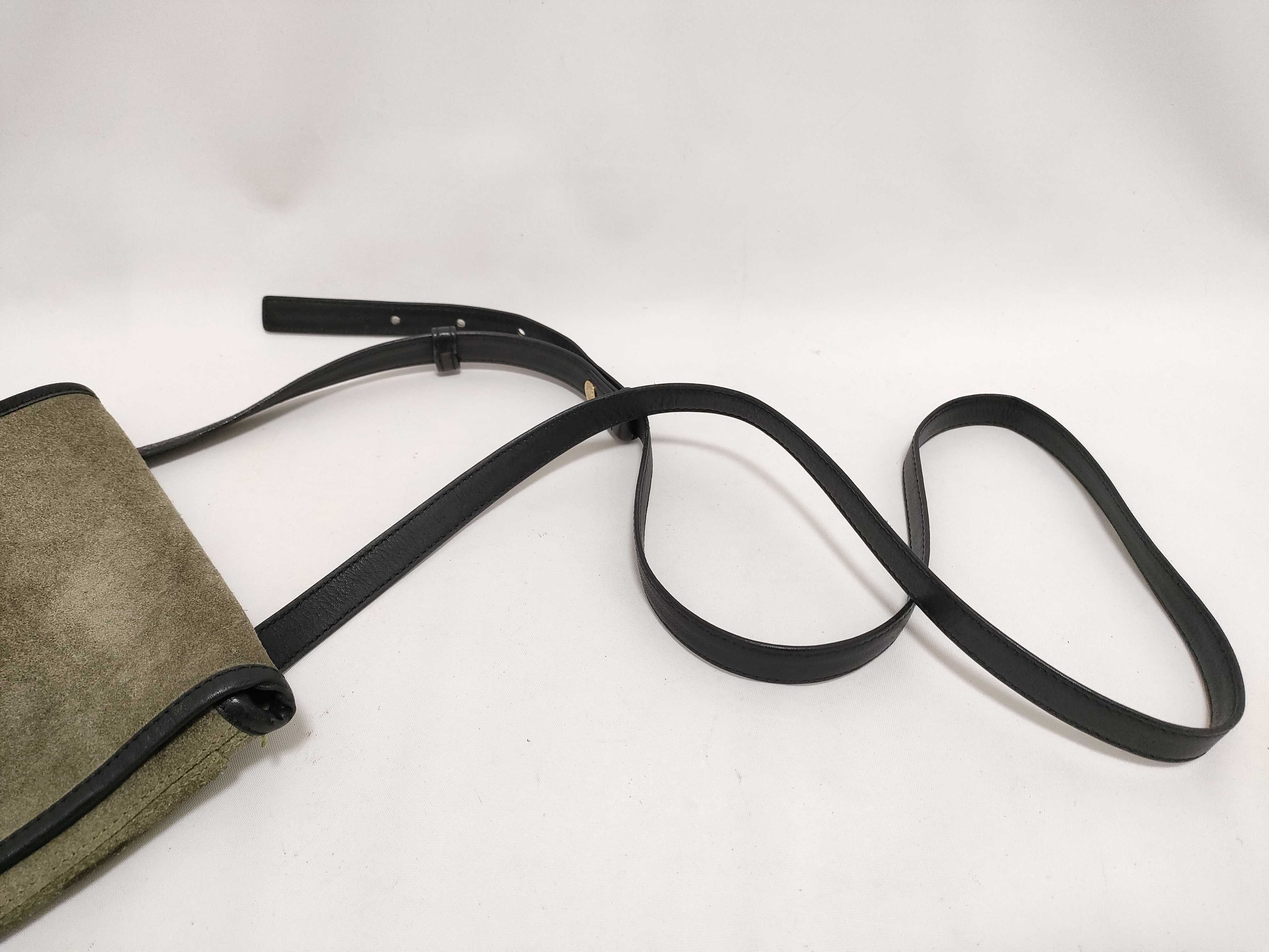 Anagram Skin Suede Shoulder Bag — view 3