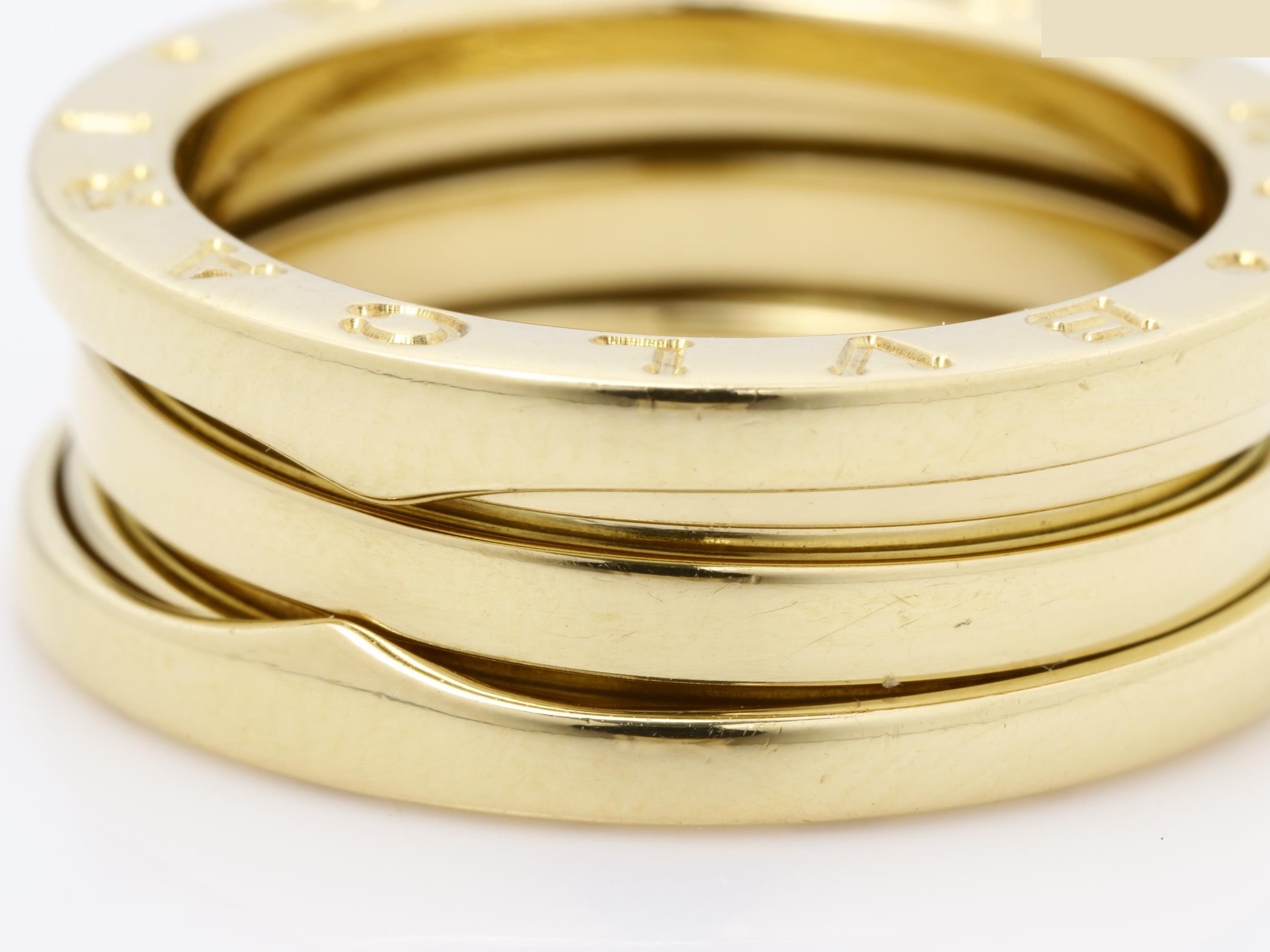 B.zero1 Ring, 750YG, 9.1g, #53 — view 3