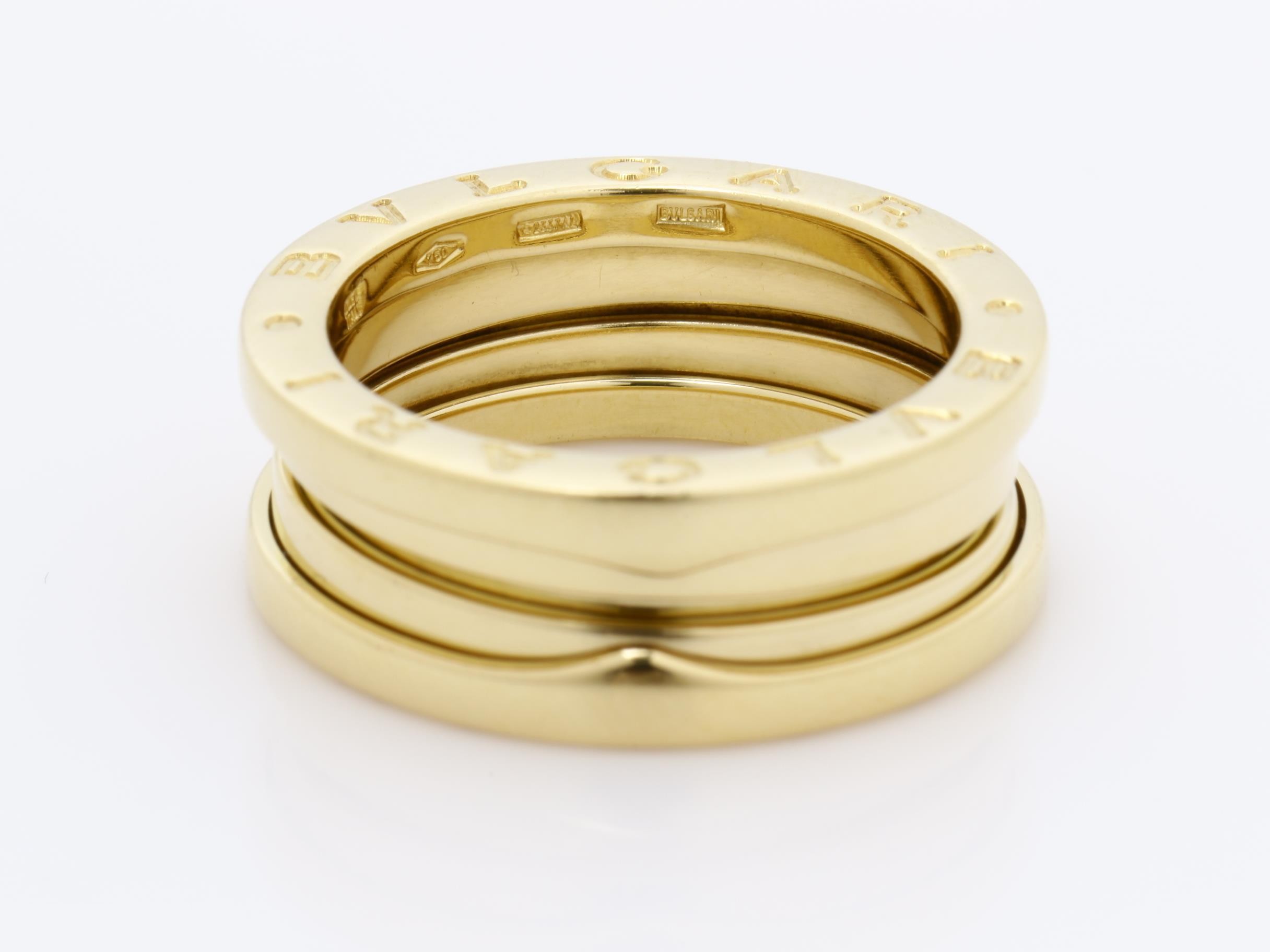 B.zero1 Ring, 750YG, 9.1g, #53 — view 4