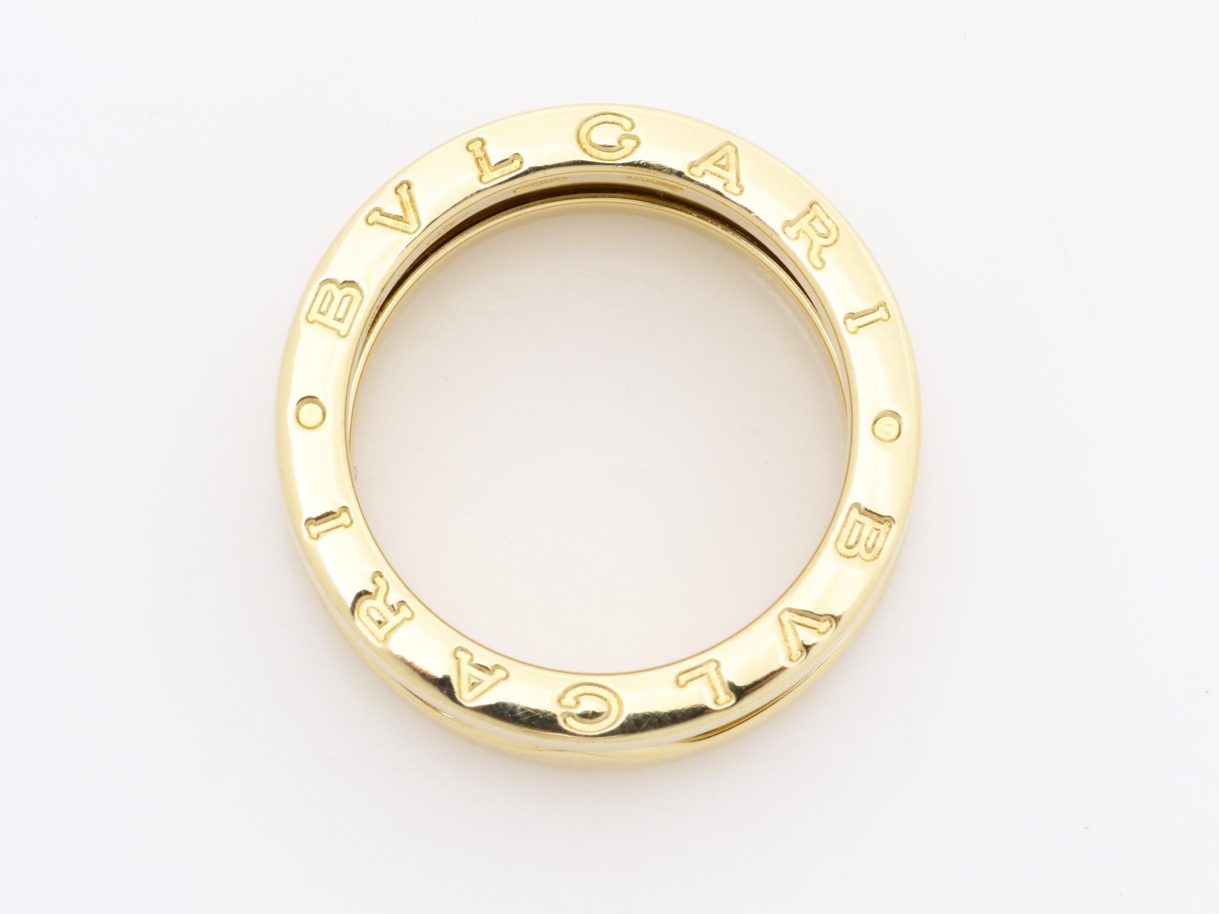 B.zero1 Ring, 750YG, 9.1g, #53 — view 5