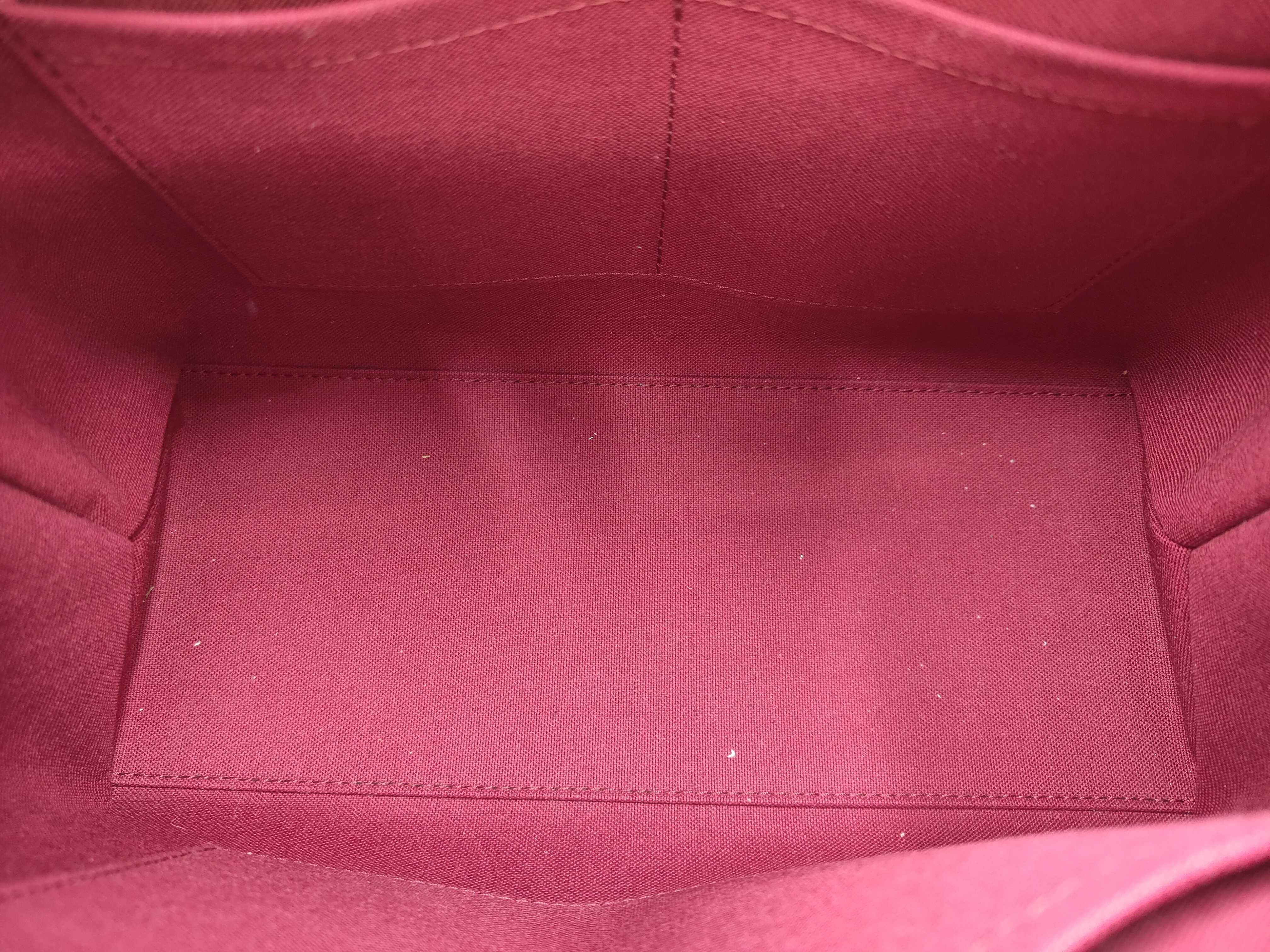 Monogram Petit Palais PM 2-way bag, handbag/shoulder bag, M45900/RFID, brown x burgundy leather handbag — view 10