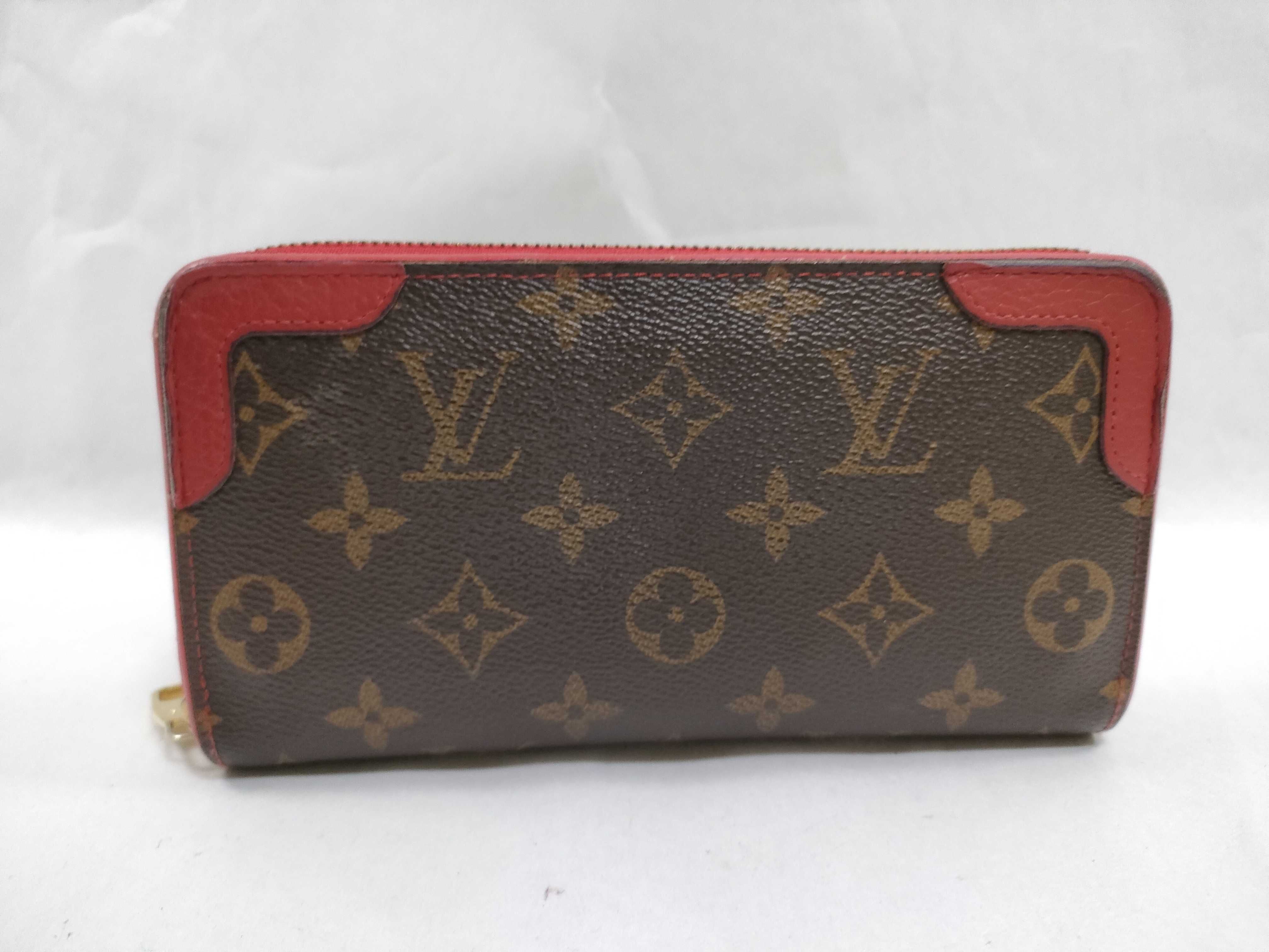 Monogram M61854 Zippy Wallet Retiro Coquelicot MI4156 Wallet