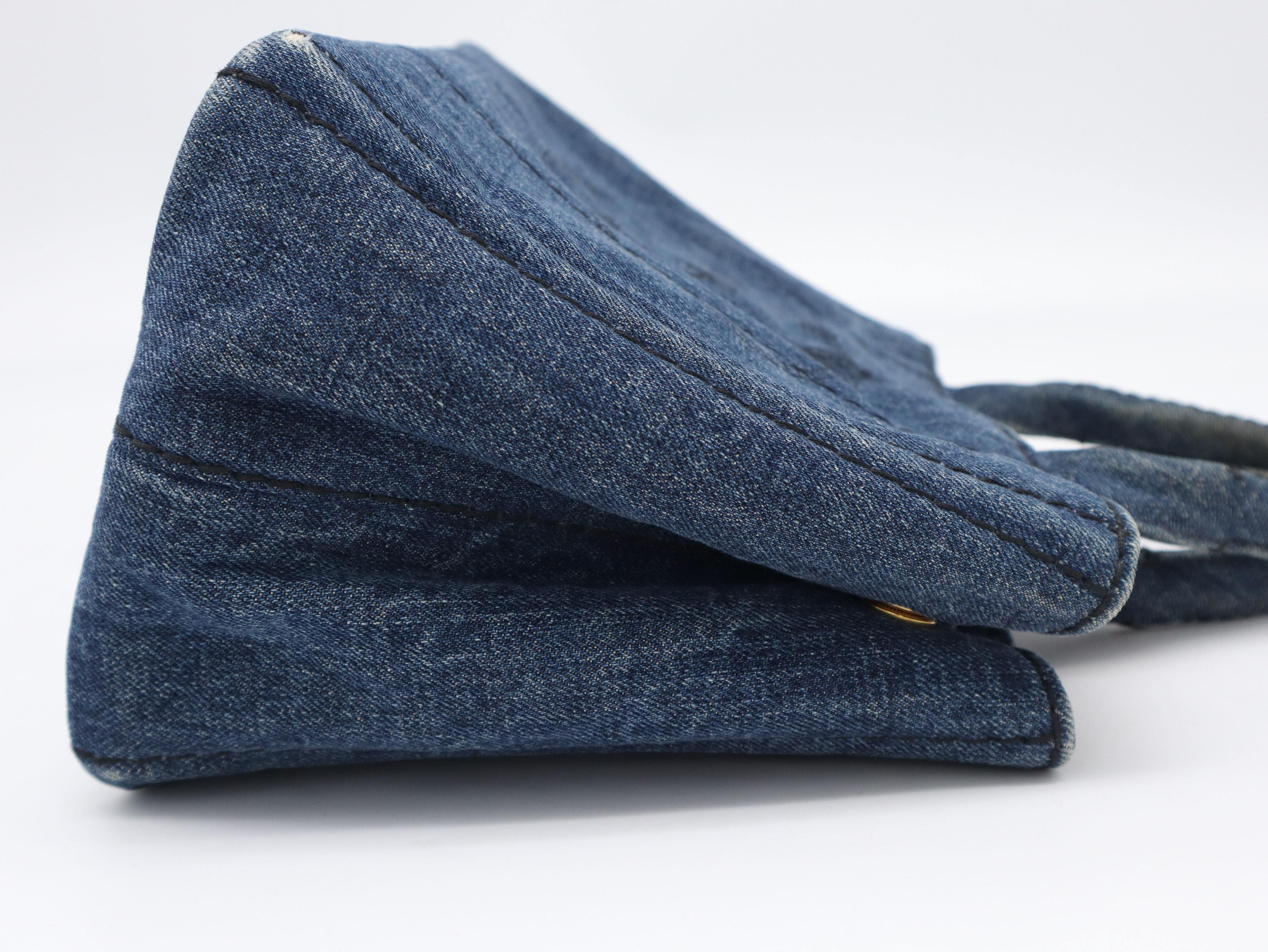 Canapa Mini Tote Denim Blue Tote Bag — view 4