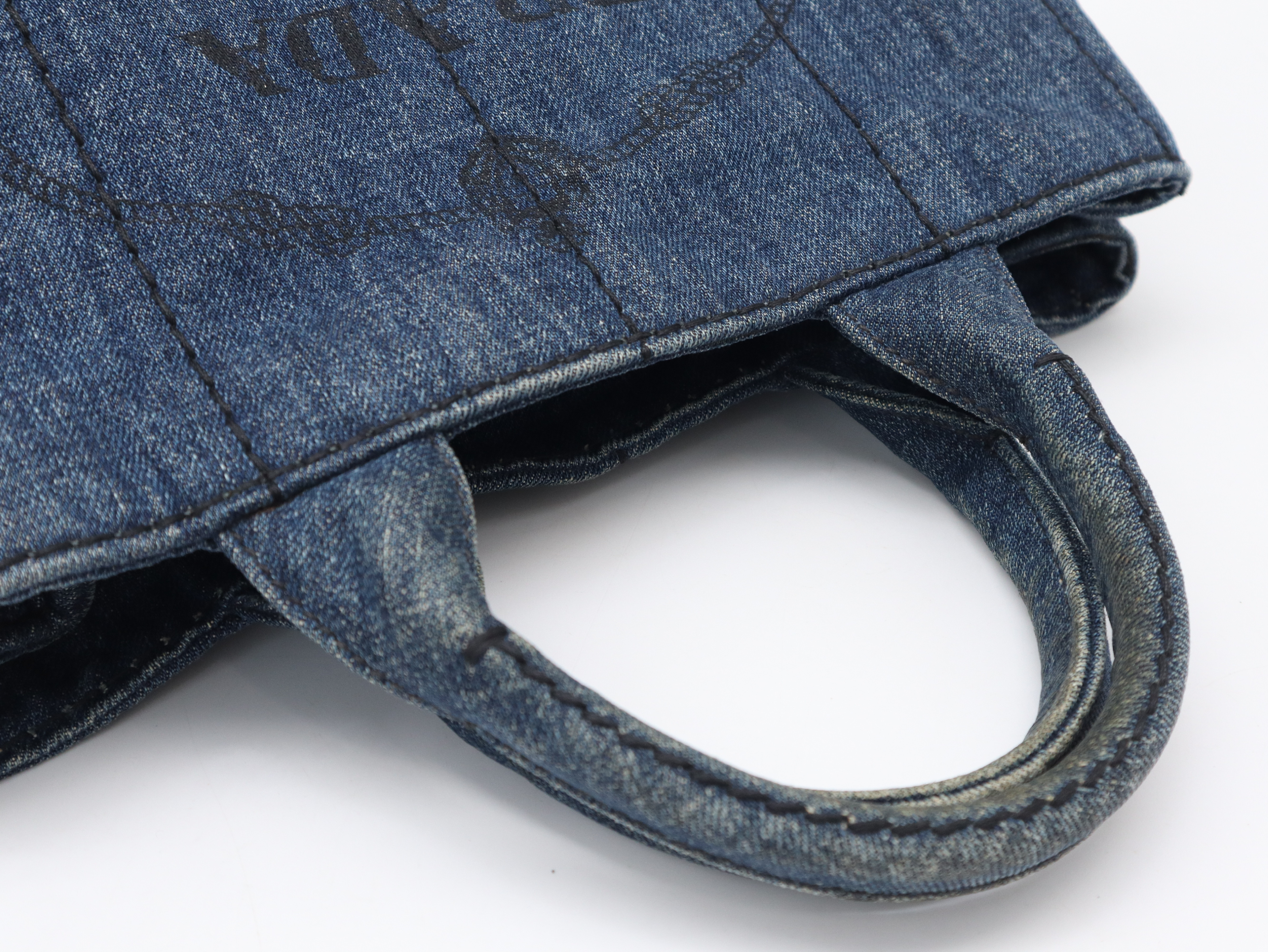 Canapa Mini Tote Denim Blue Tote Bag — view 6