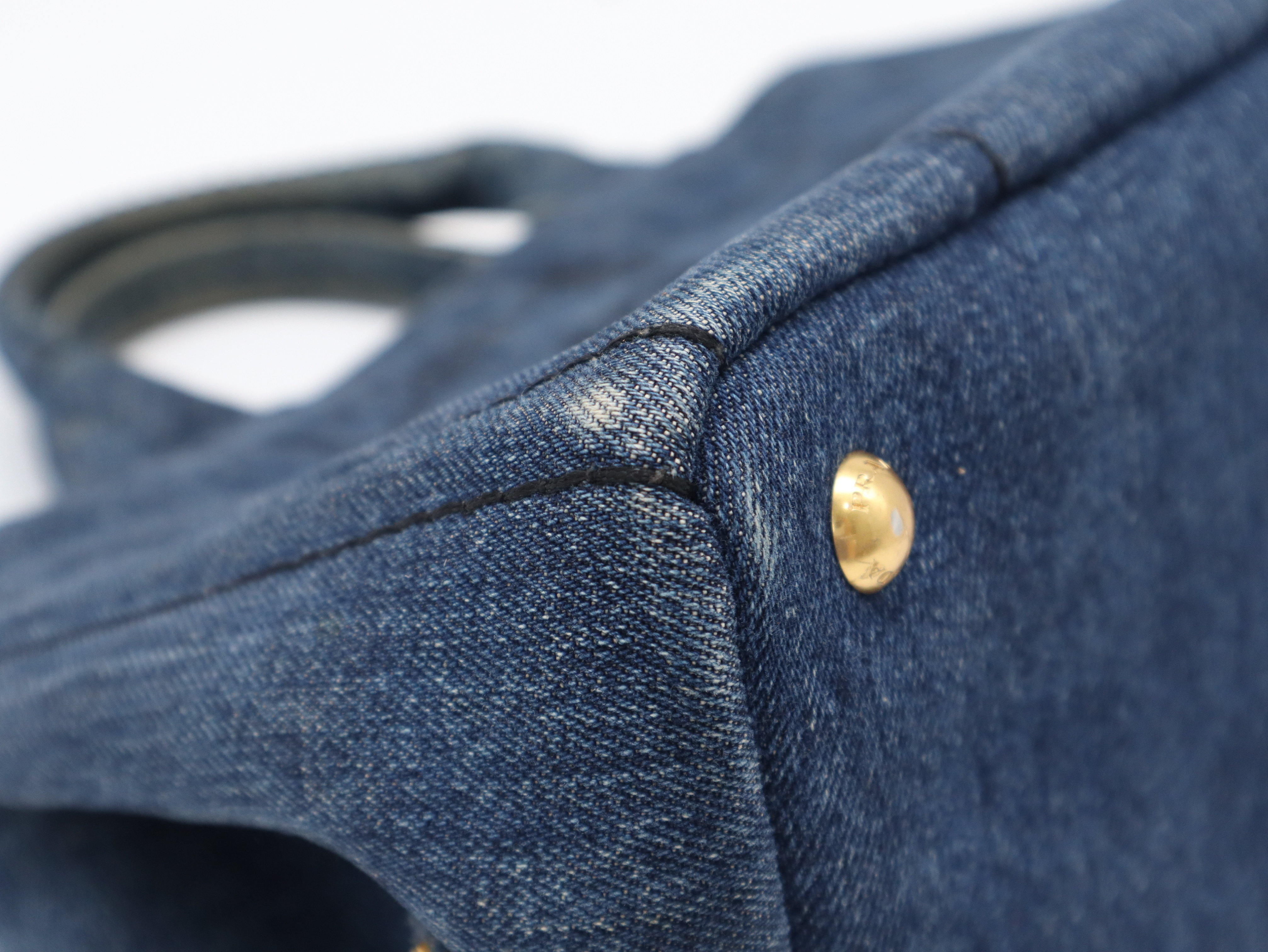 Canapa Mini Tote Denim Blue Tote Bag — view 9