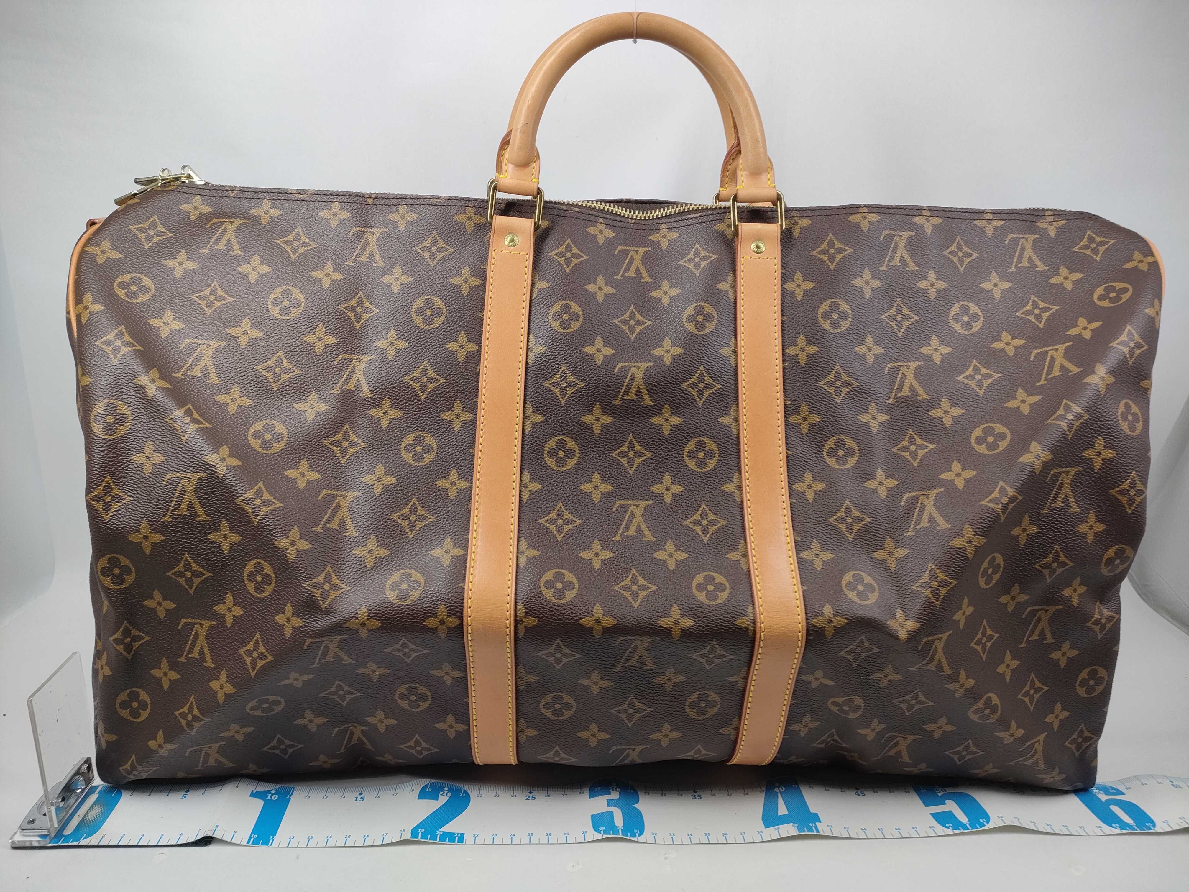 Monogram M41412 Keepall Bandoulière 60 Boston Bag (without drawstring) — view 2