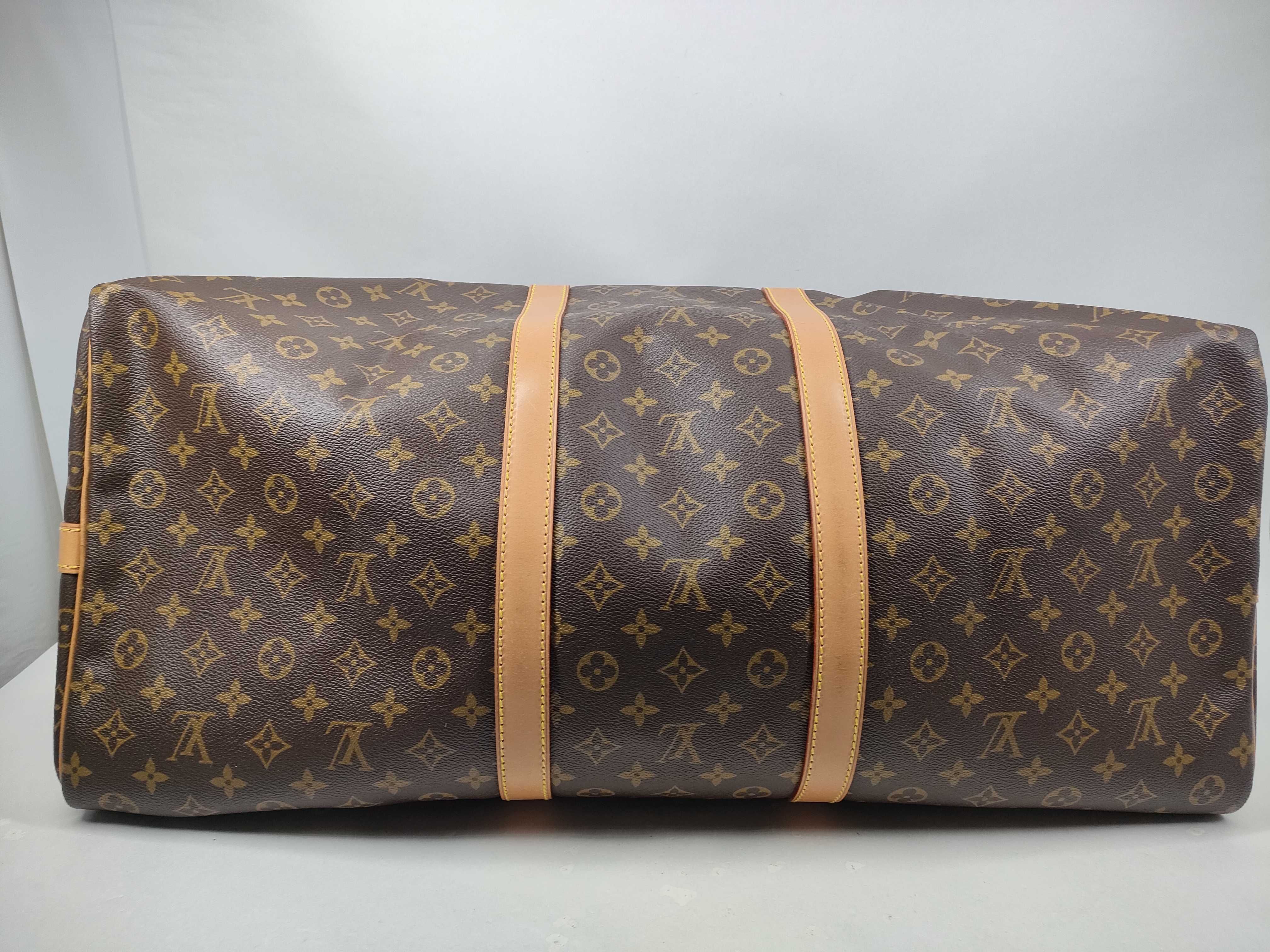 Monogram M41412 Keepall Bandoulière 60 Boston Bag (without drawstring) — view 12