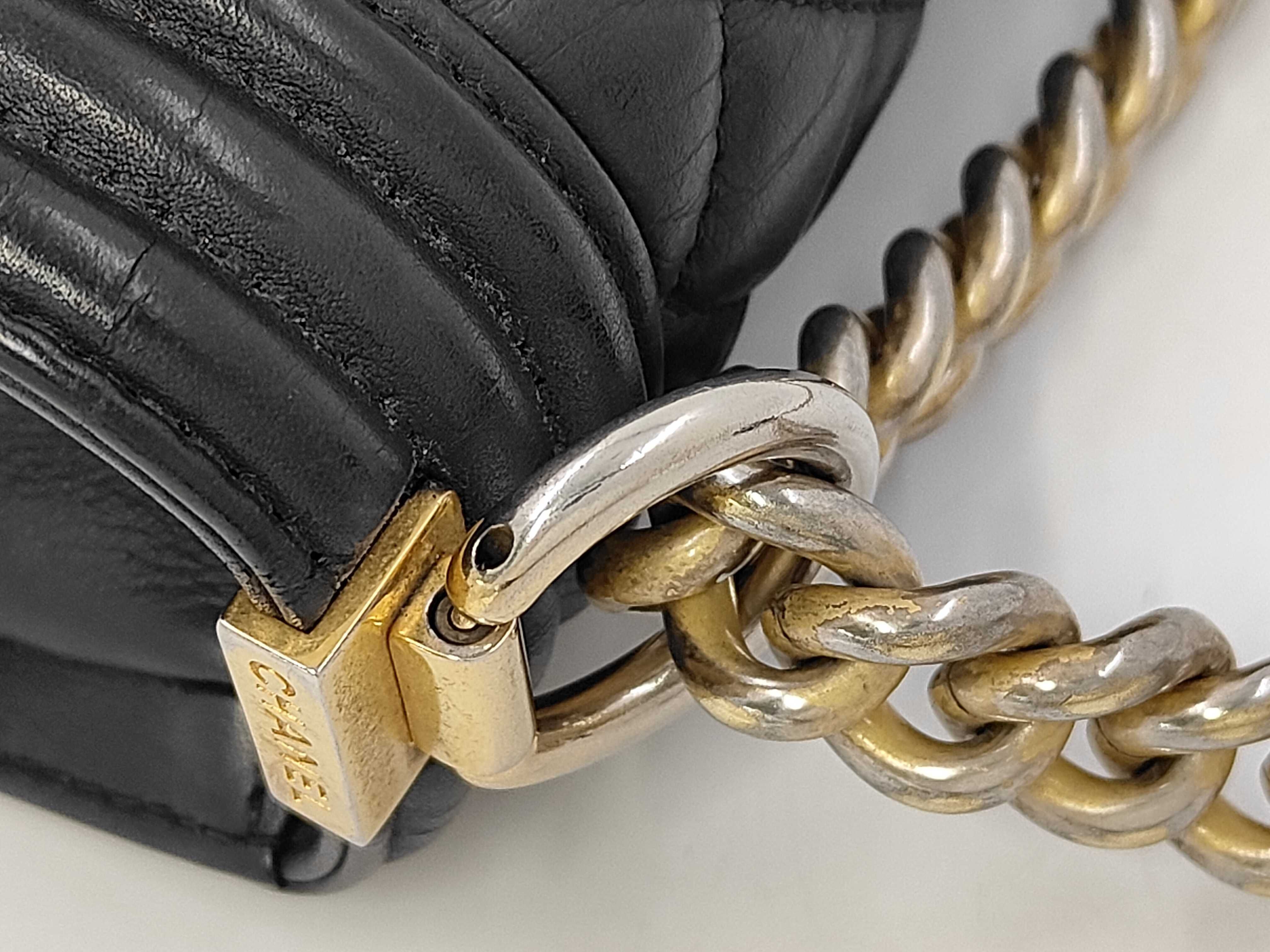 Boy Chanel Black Shoulder Bag — view 7