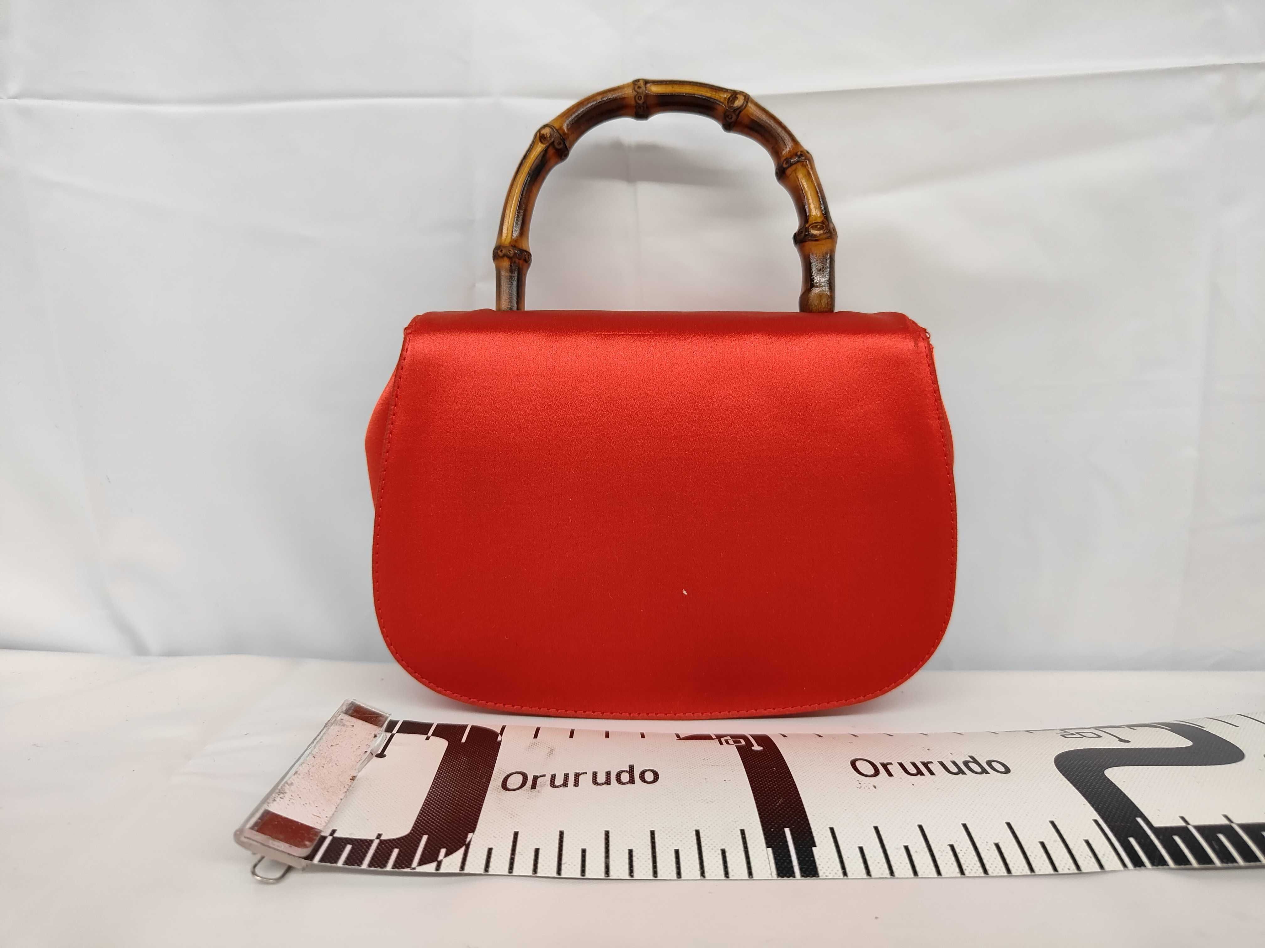 Bamboo Satin Red GP Handbag — view 2