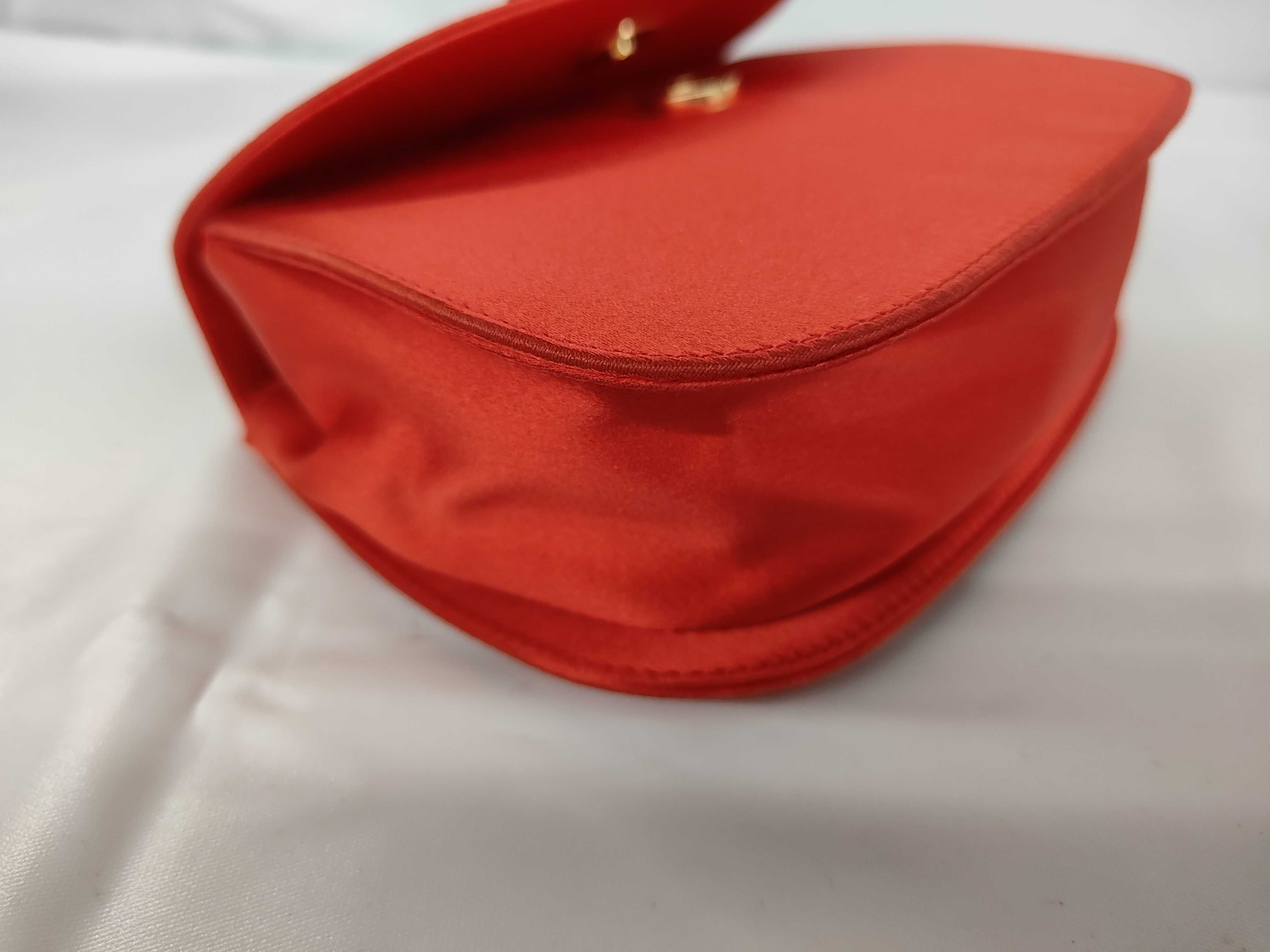 Bamboo Satin Red GP Handbag — view 5