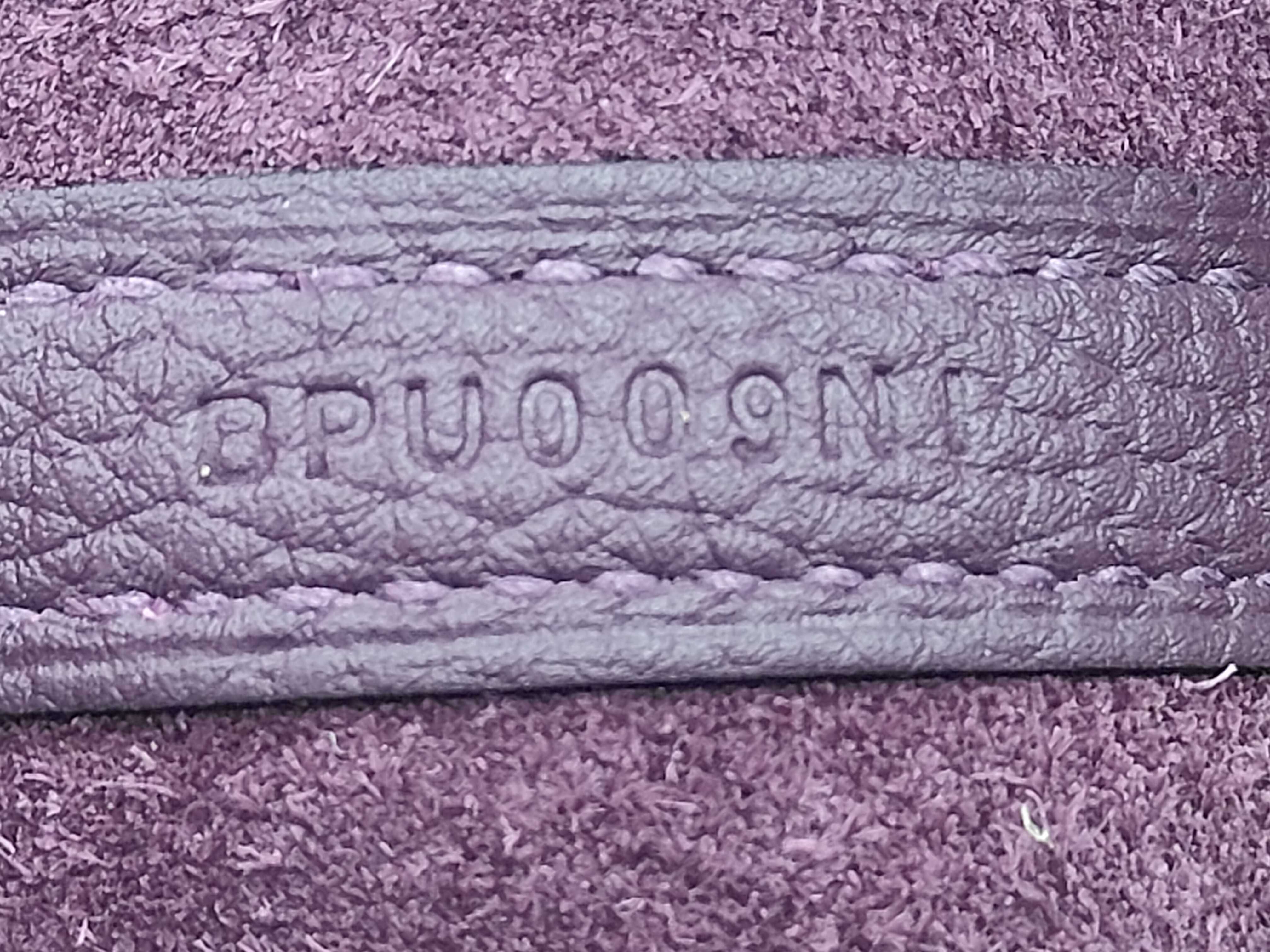 Picotin PM B stamp Taurillon Maurice Cassis Handbag — view 9