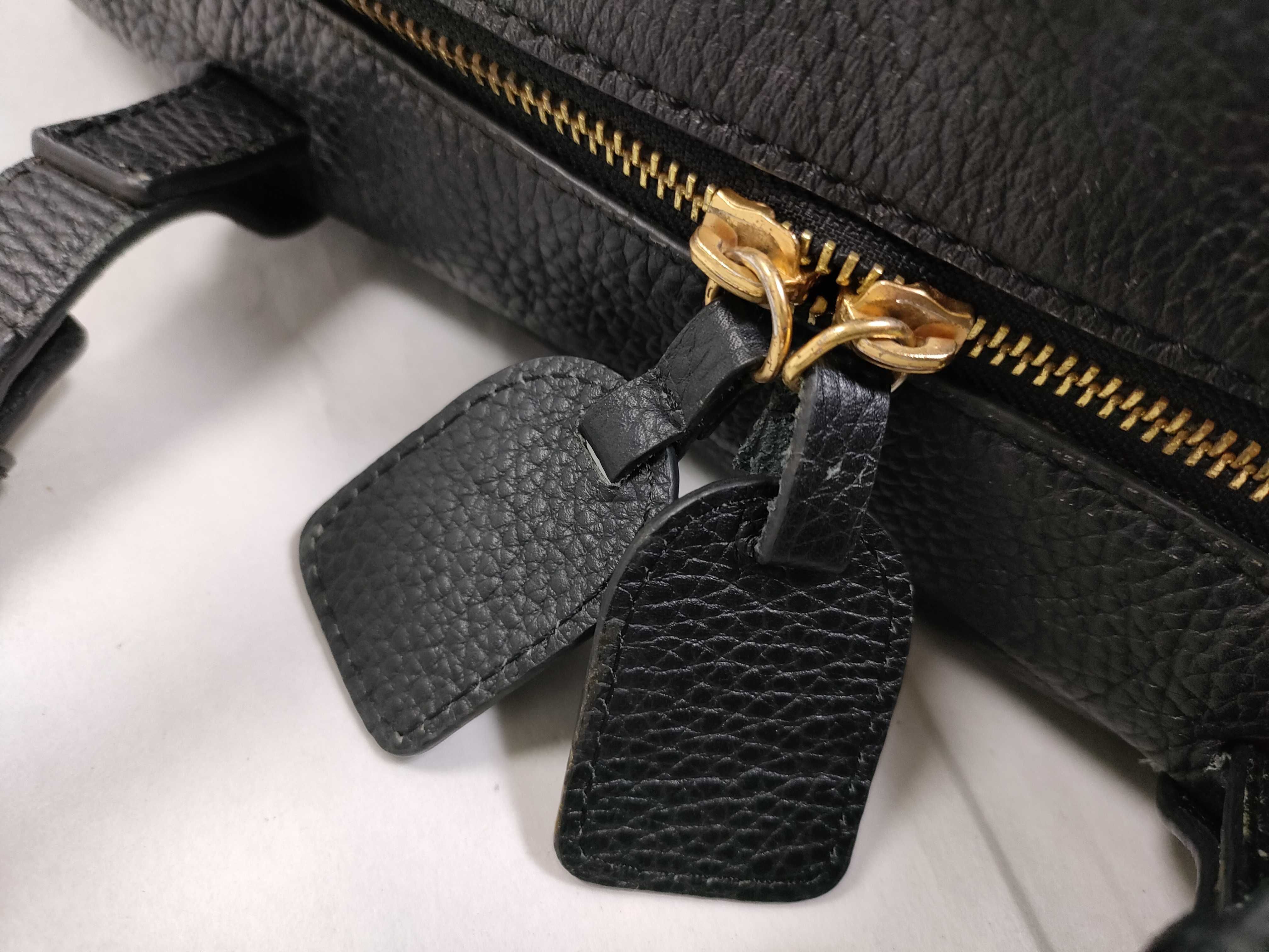 handbag, leather, black. — view 7