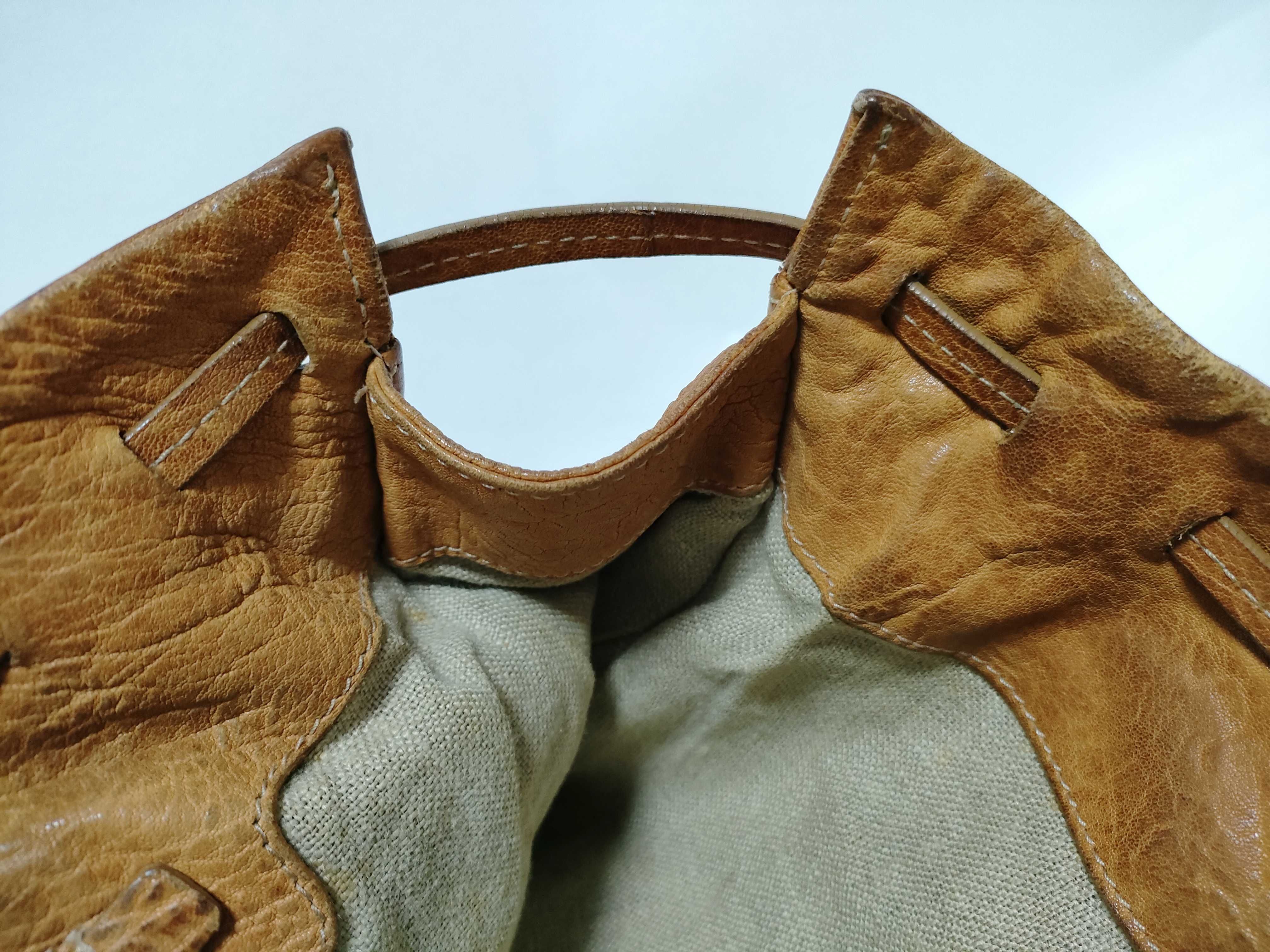 tote bag logo leather tote bag — view 8