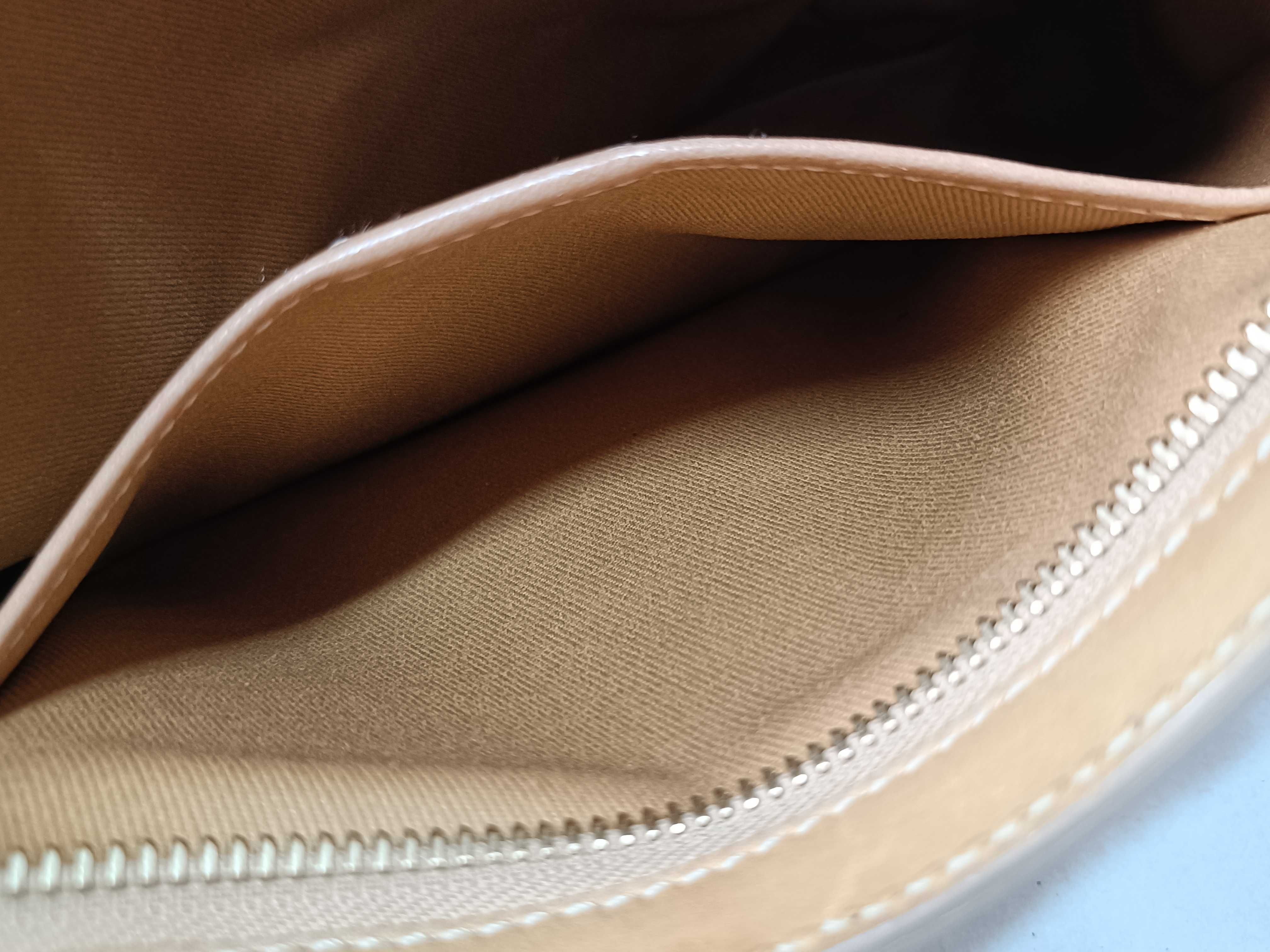 Beige One-Shoulder Shoulder Bag with Tag — view 12