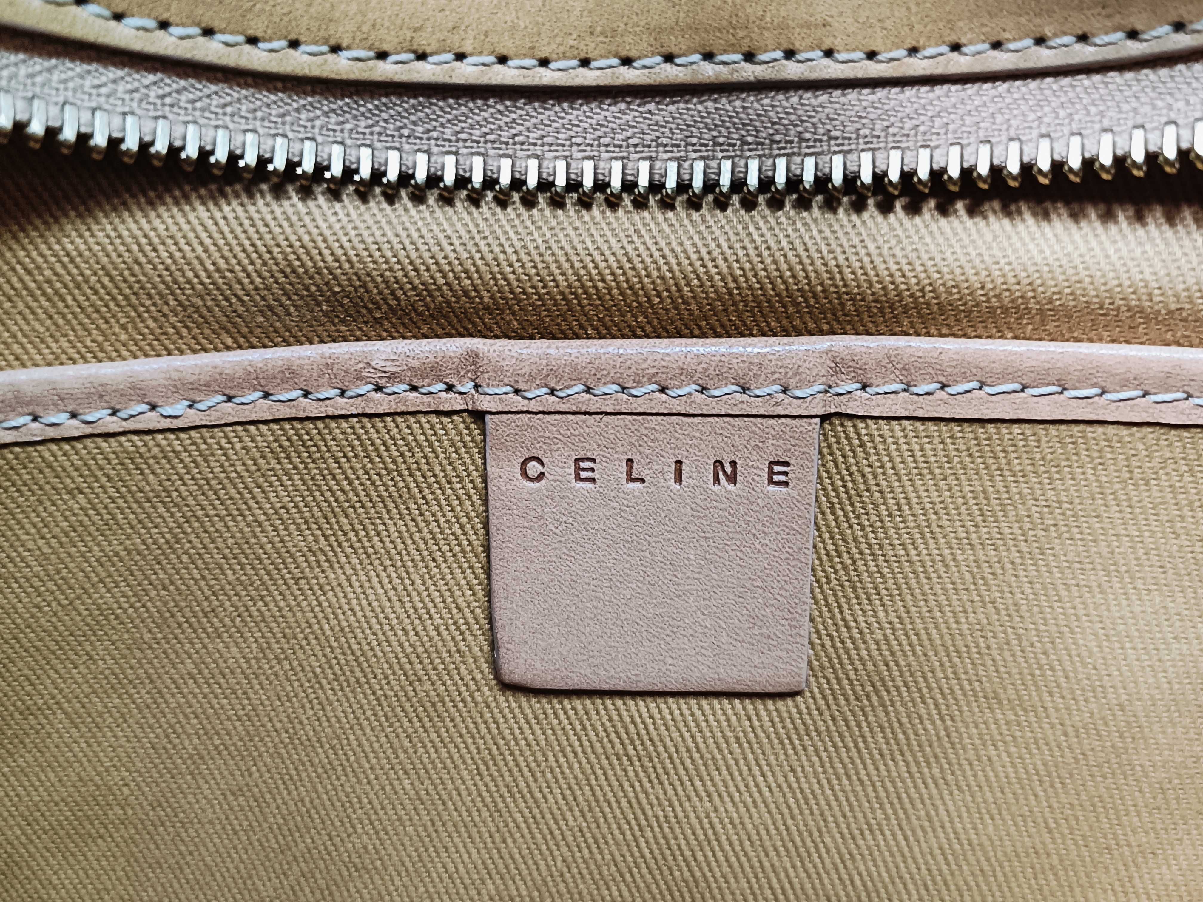 Beige One-Shoulder Shoulder Bag with Tag — view 13