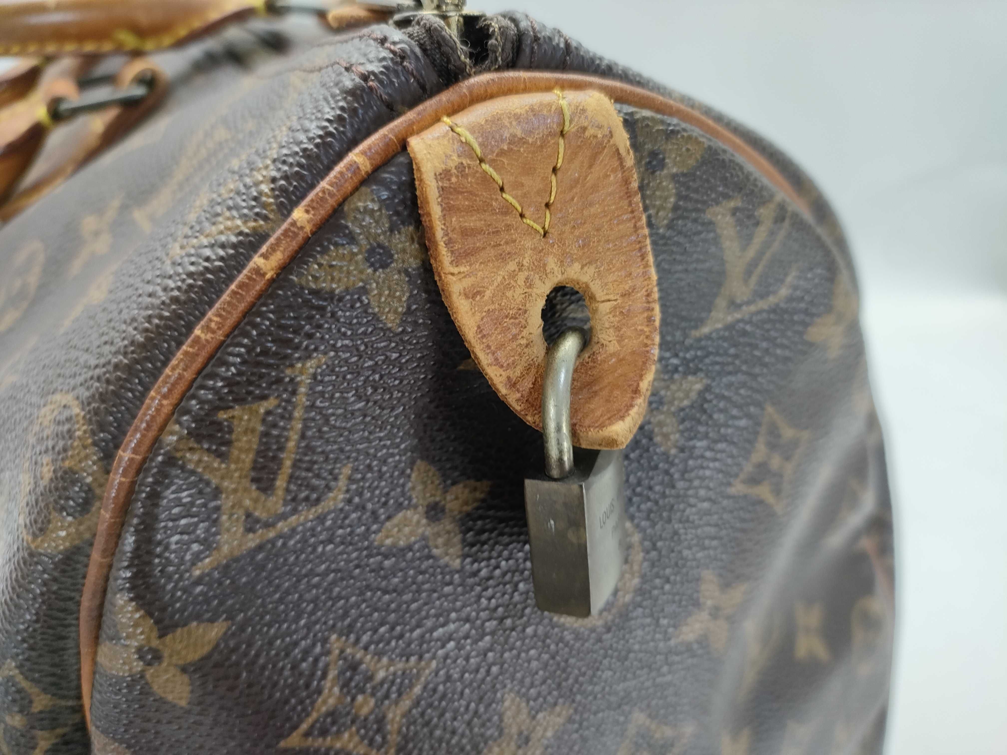 Monogram LV Speedy 40 Monogram M41522 VI864 Brown Boston Bag — view 11