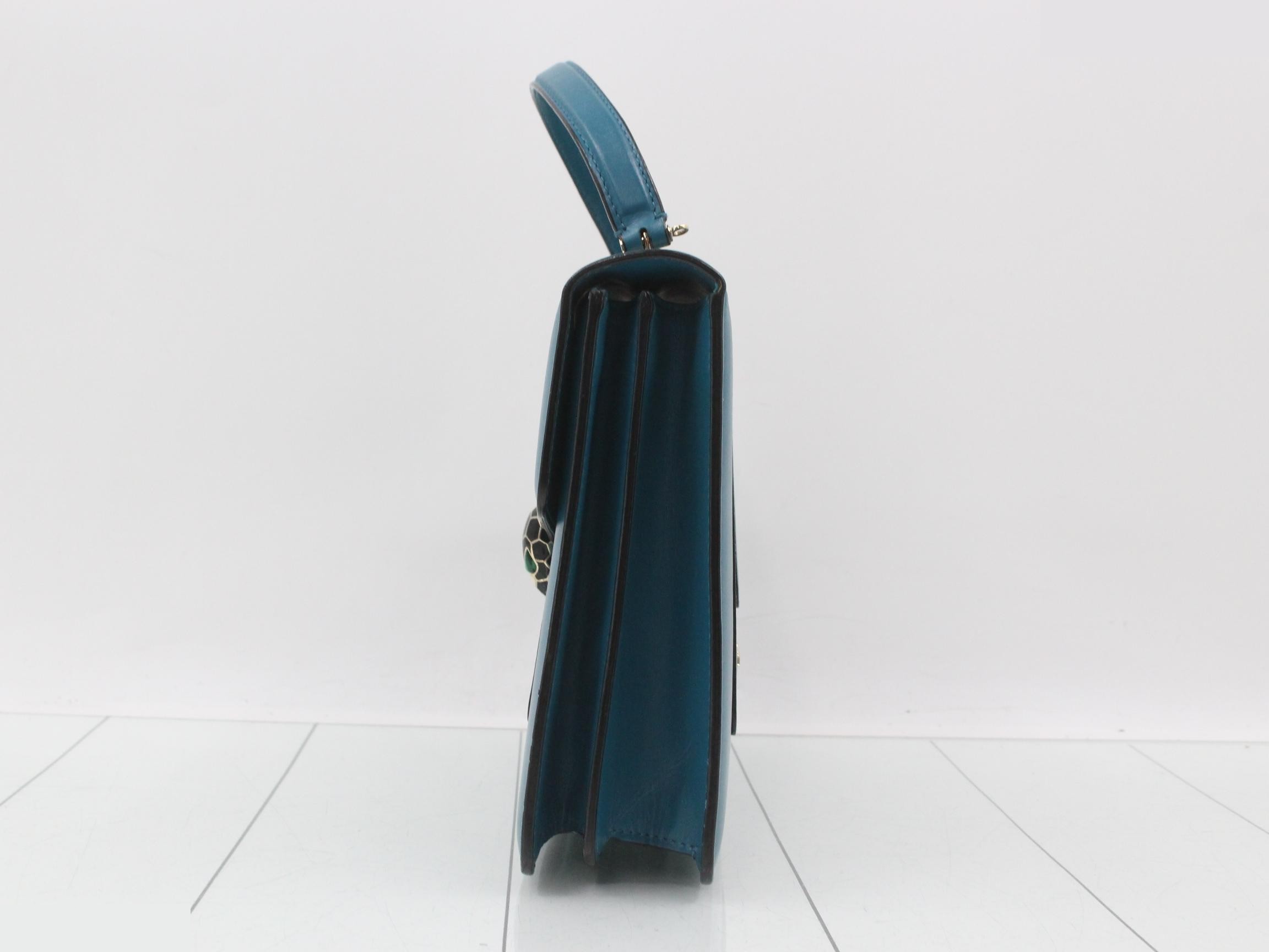 Serpenti Forever Leather Shoulder Bag — view 3