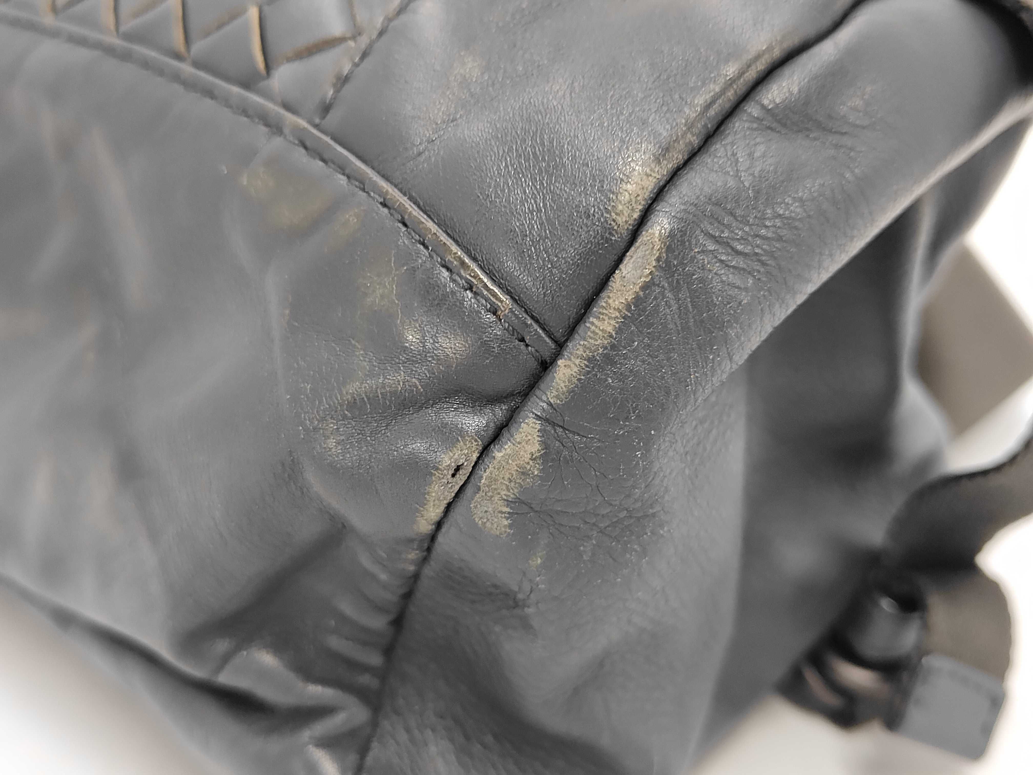 Intrecciato Leather Waist Pouch Waist Bag — view 4