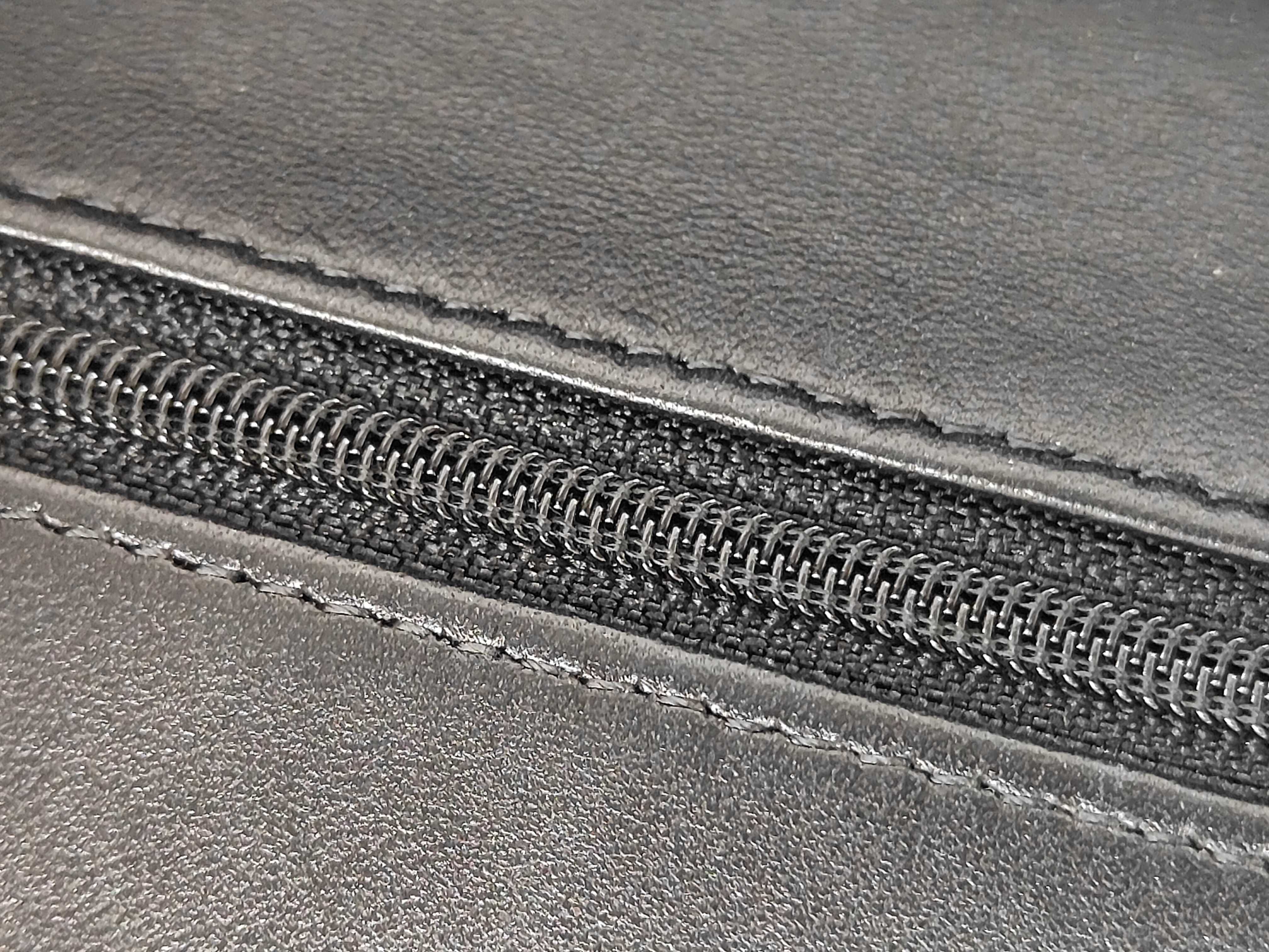 Pleated Matelassé Chain Shoulder Bag, Black Lambskin, Gold Hardware. — view 6