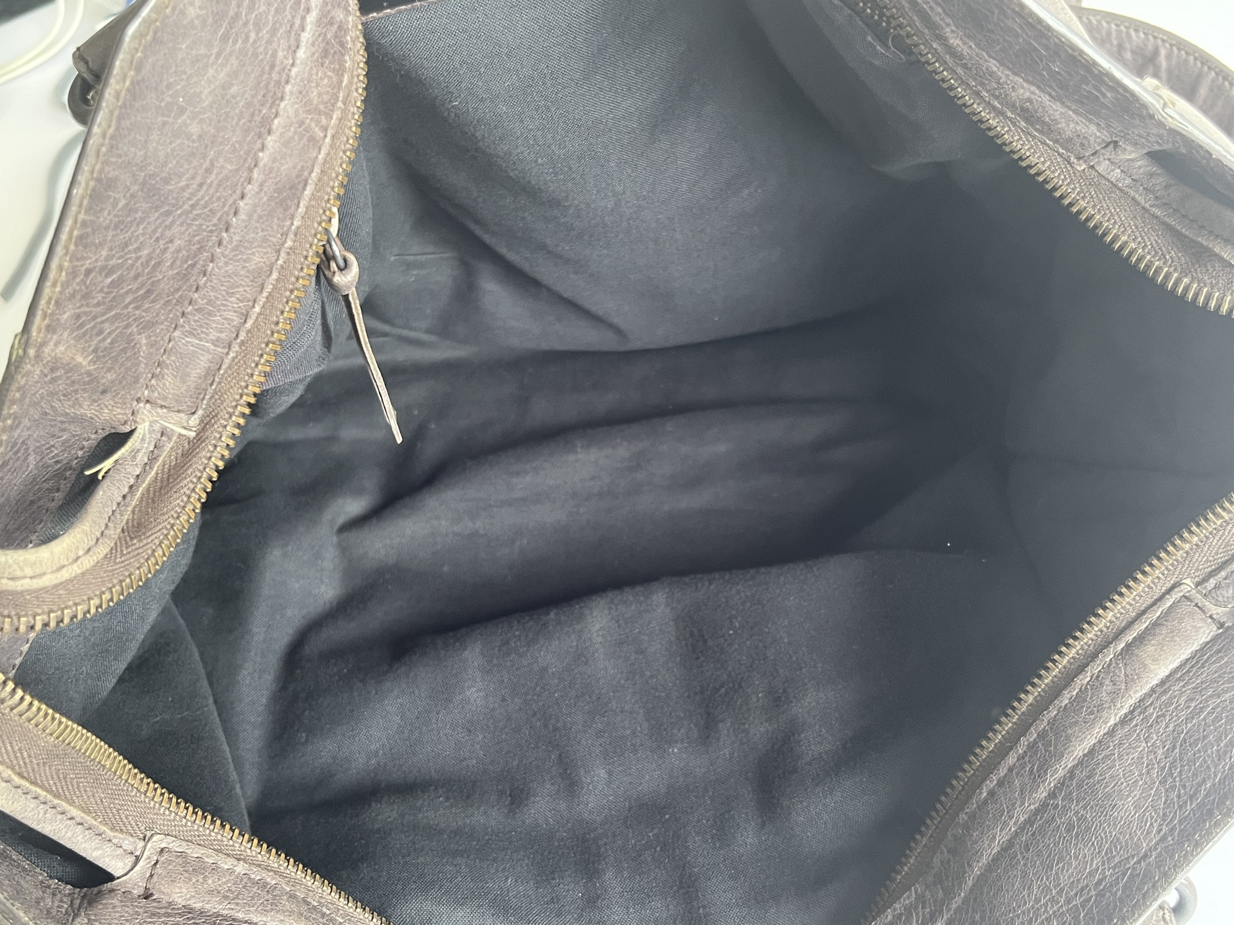 The City Brown Shoulder Bag with Mirror and Shoulder Strap — view 13