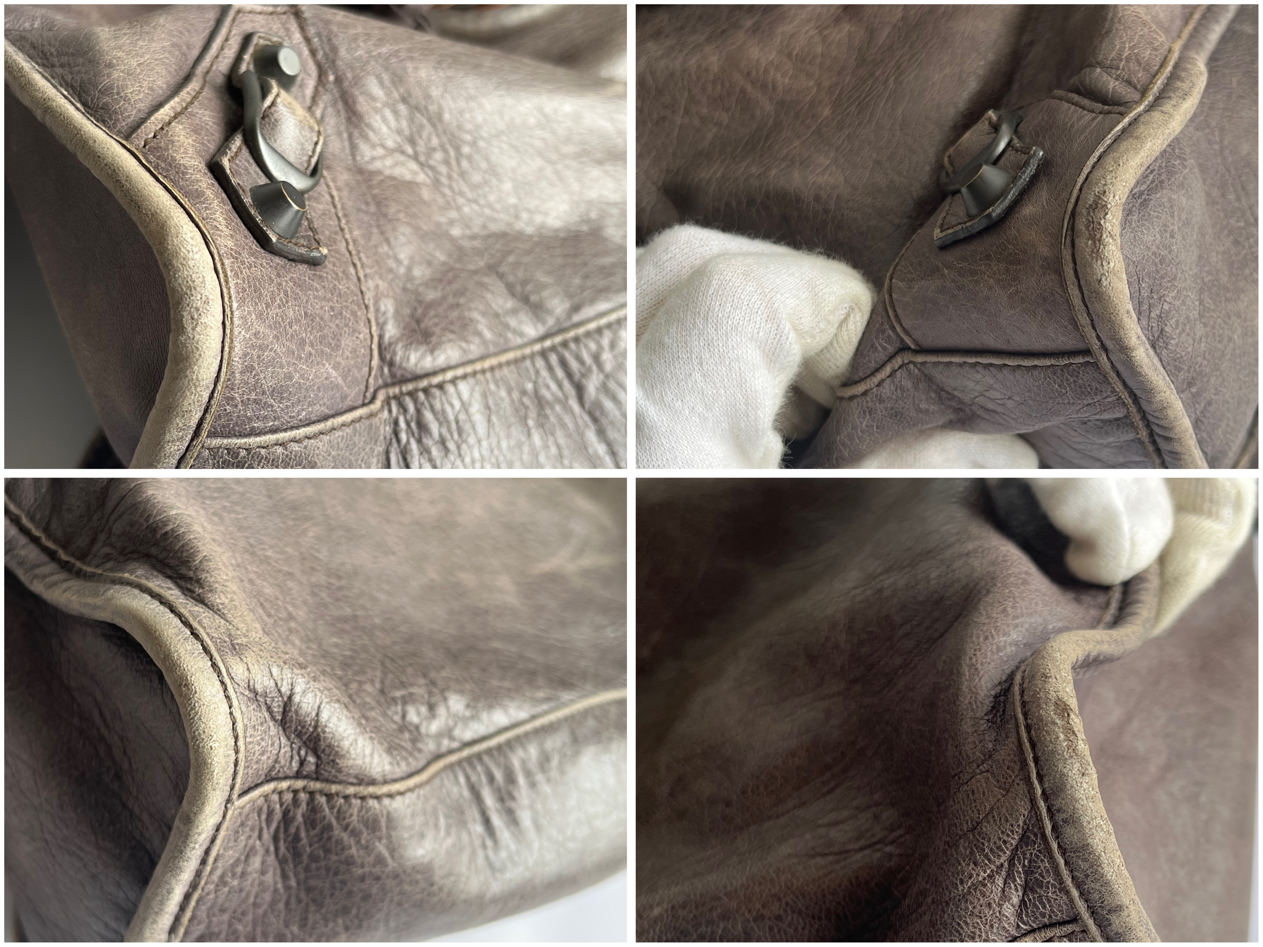 The City Brown Shoulder Bag with Mirror and Shoulder Strap — view 5