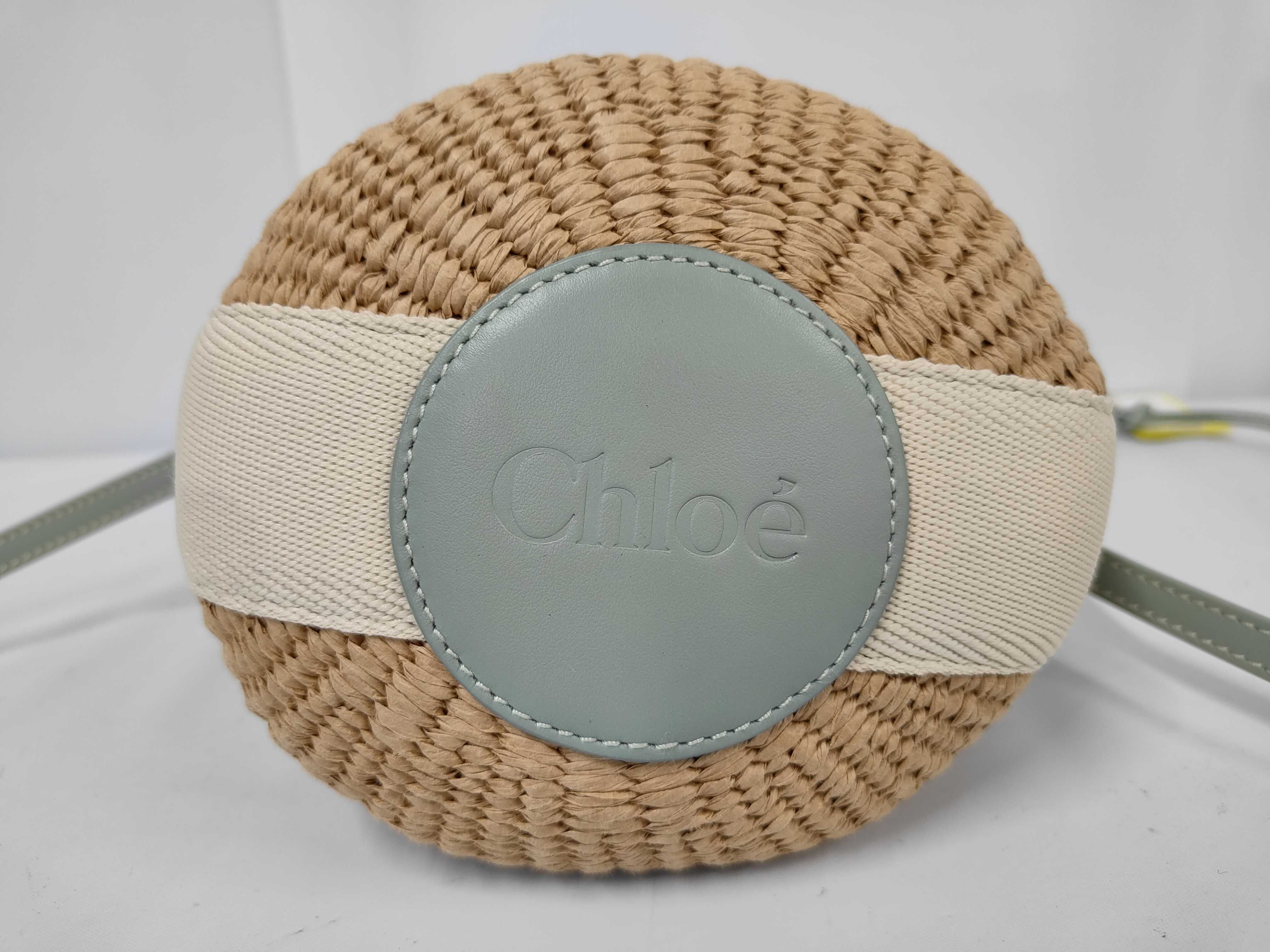 Small Basket Light Blue Shoulder Bag — view 7