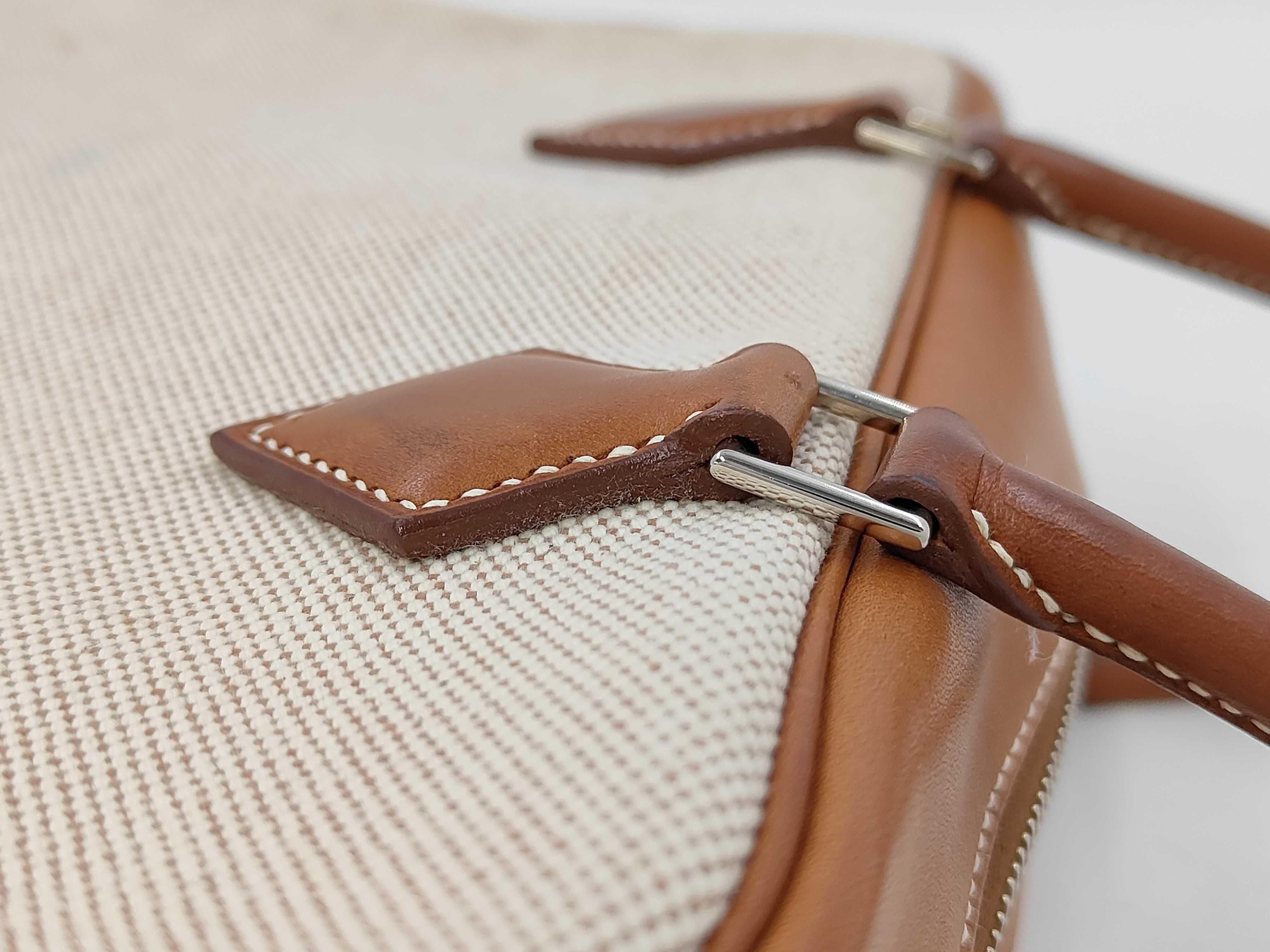 Plume 28 Toile Brown Silver Hardware K Handbag — view 5