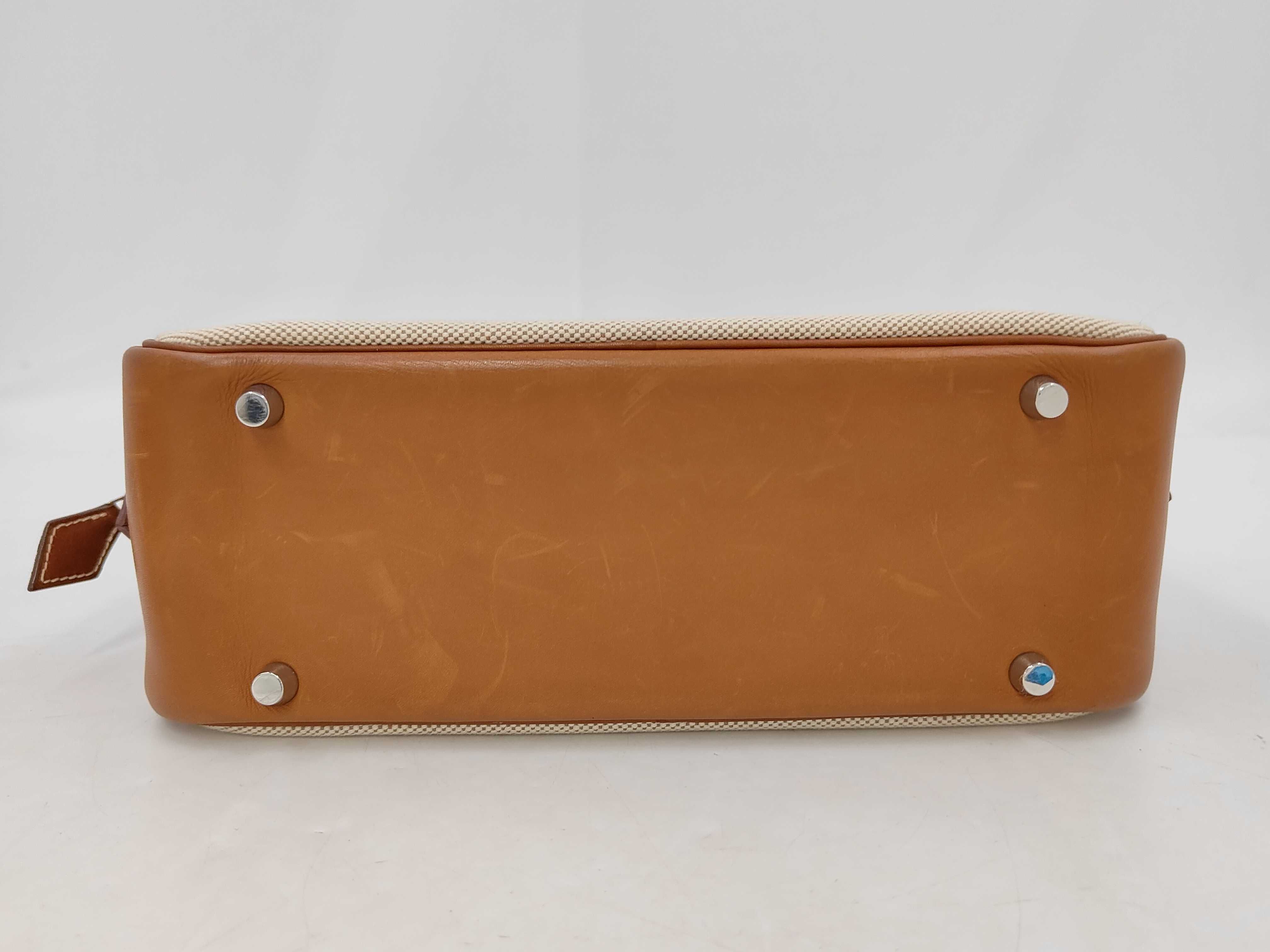Plume 28 Toile Brown Silver Hardware K Handbag — view 6