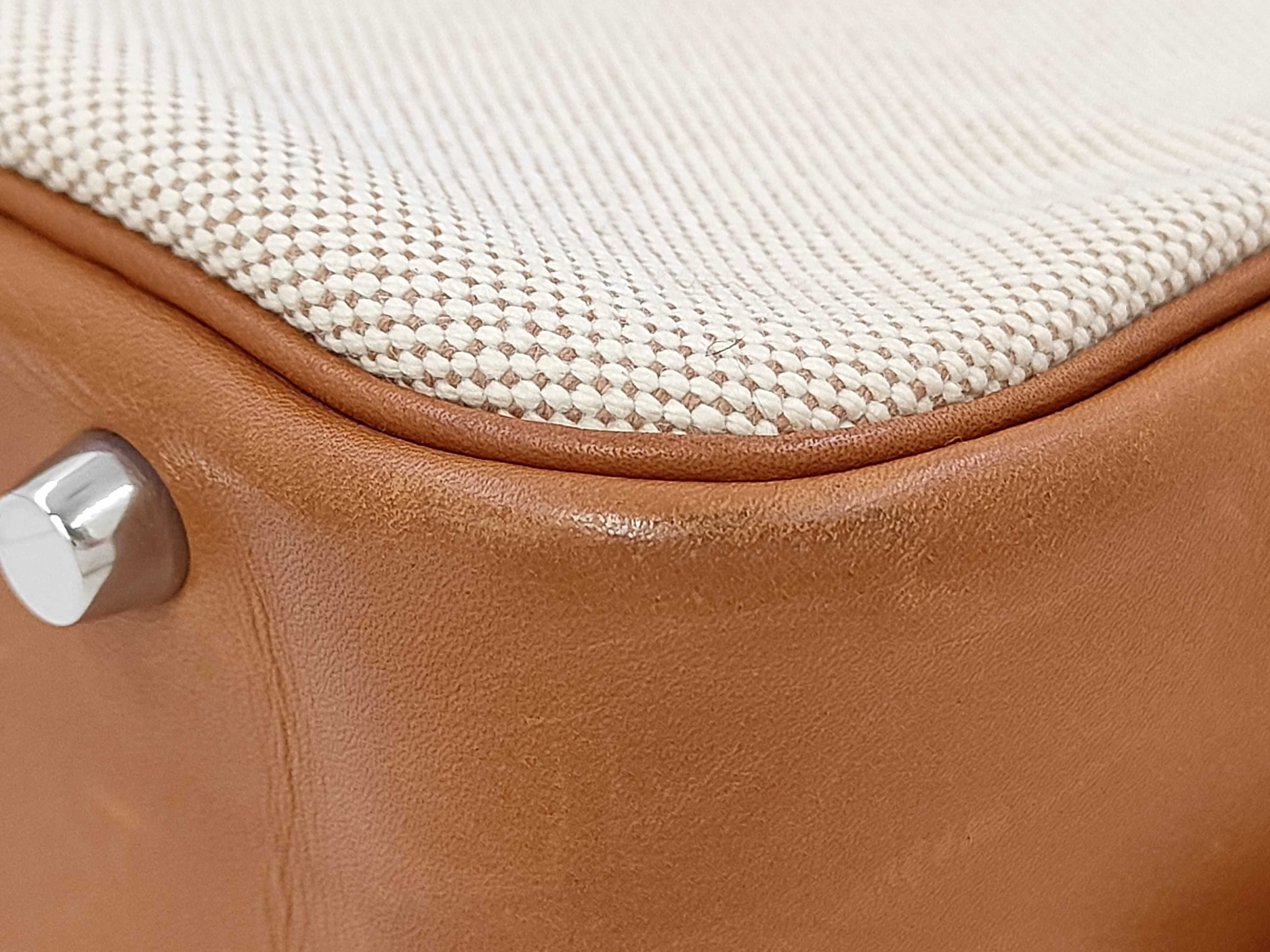 Plume 28 Toile Brown Silver Hardware K Handbag — view 7
