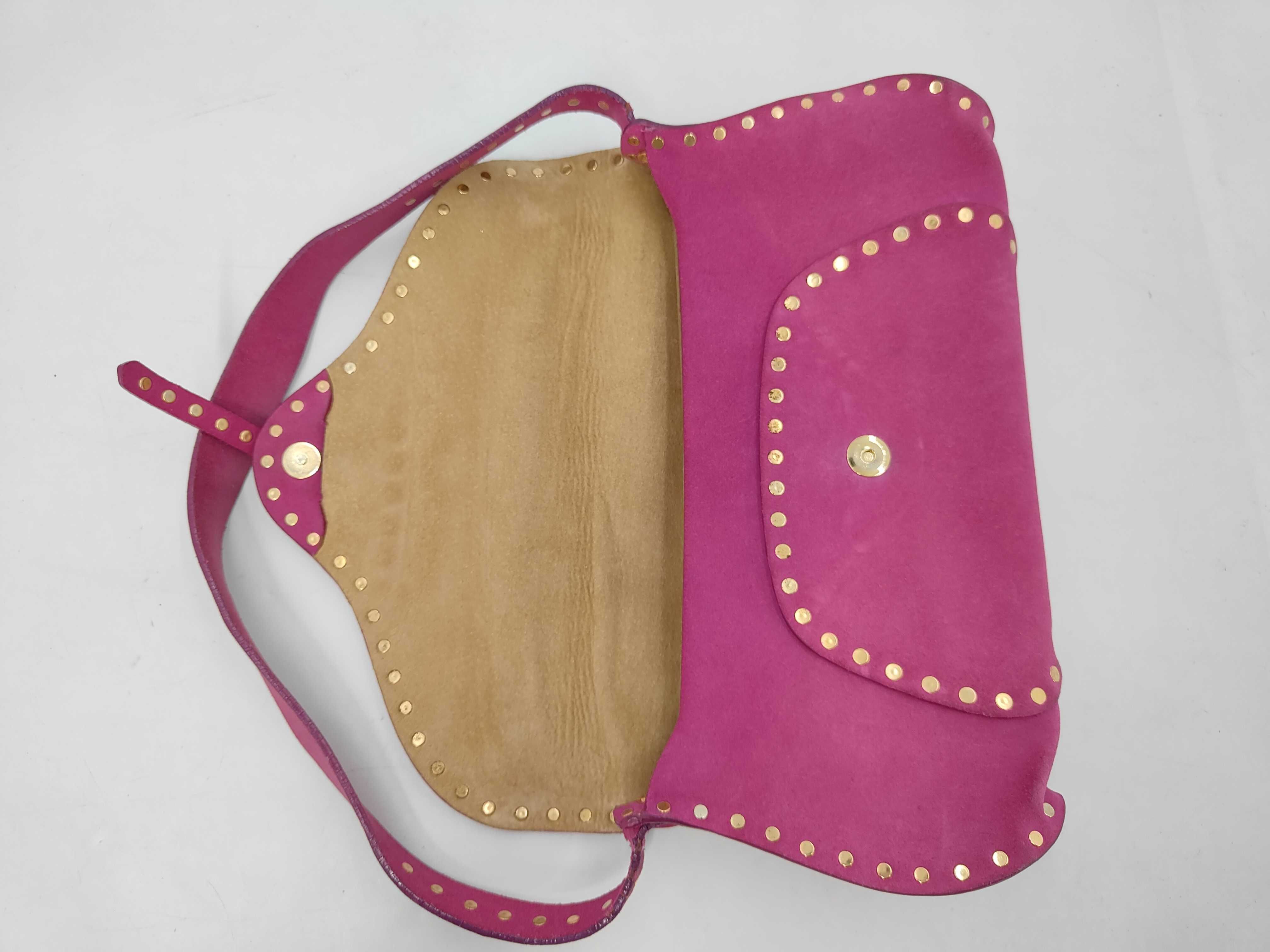 Studded Suede Shoulder Bag — view 6