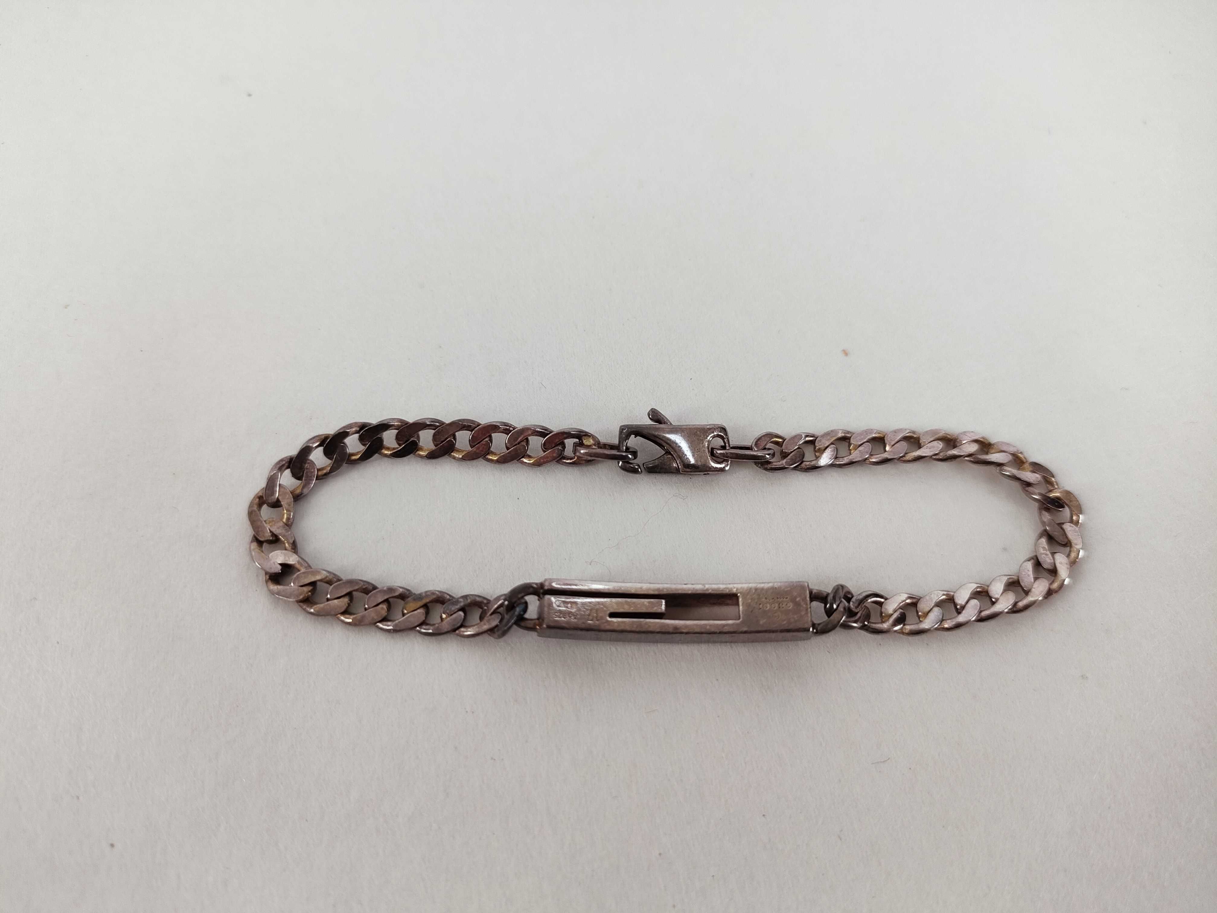 Out G SV925 Curb Chain Bracelet Silver Bracelet/Bangle — view 2