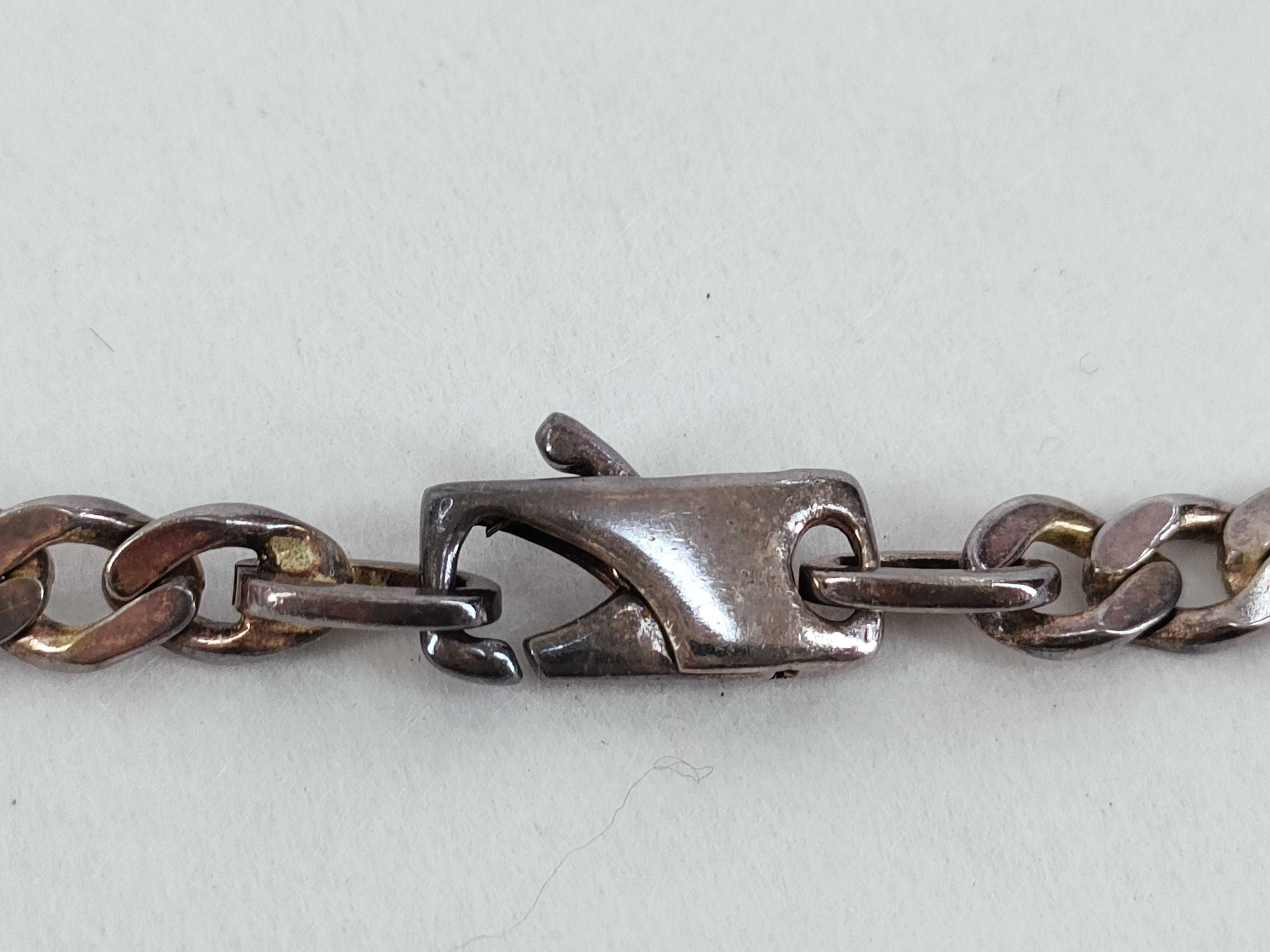 Out G SV925 Curb Chain Bracelet Silver Bracelet/Bangle — view 3