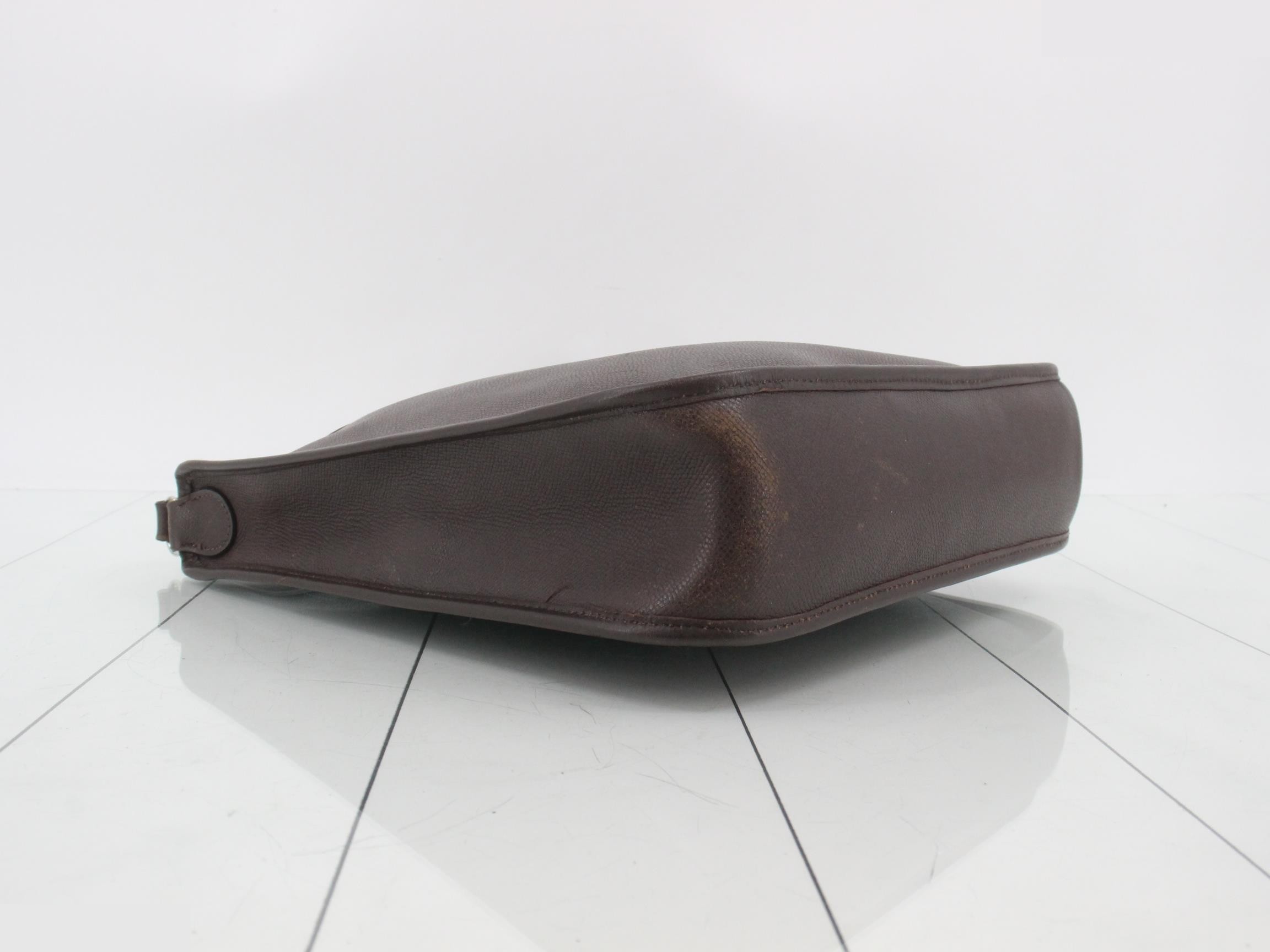 Vespa PM, Veau Epsom leather, Dark Brown, H stamp — view 5