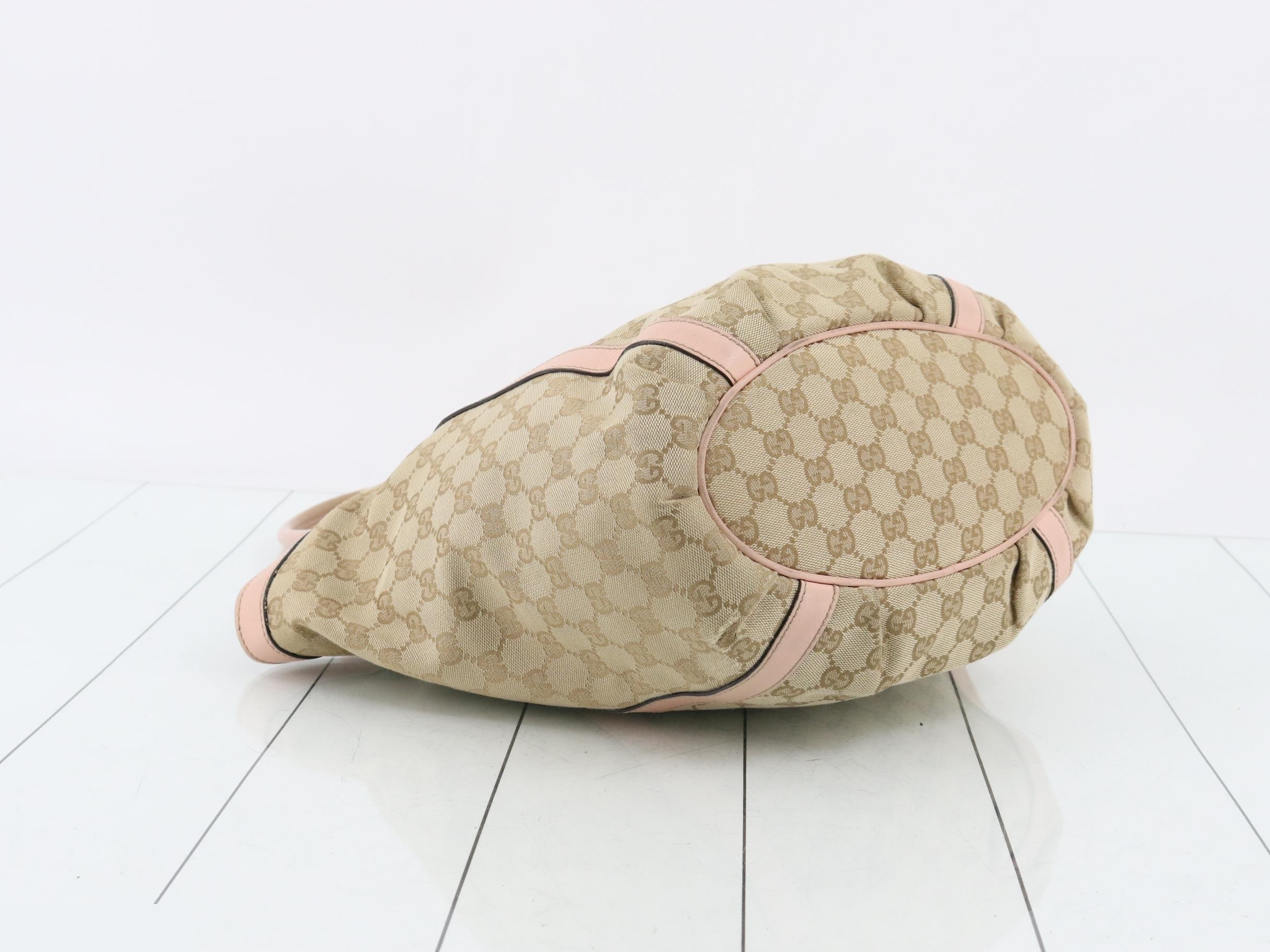 Tote bag, GG canvas, pink — view 5