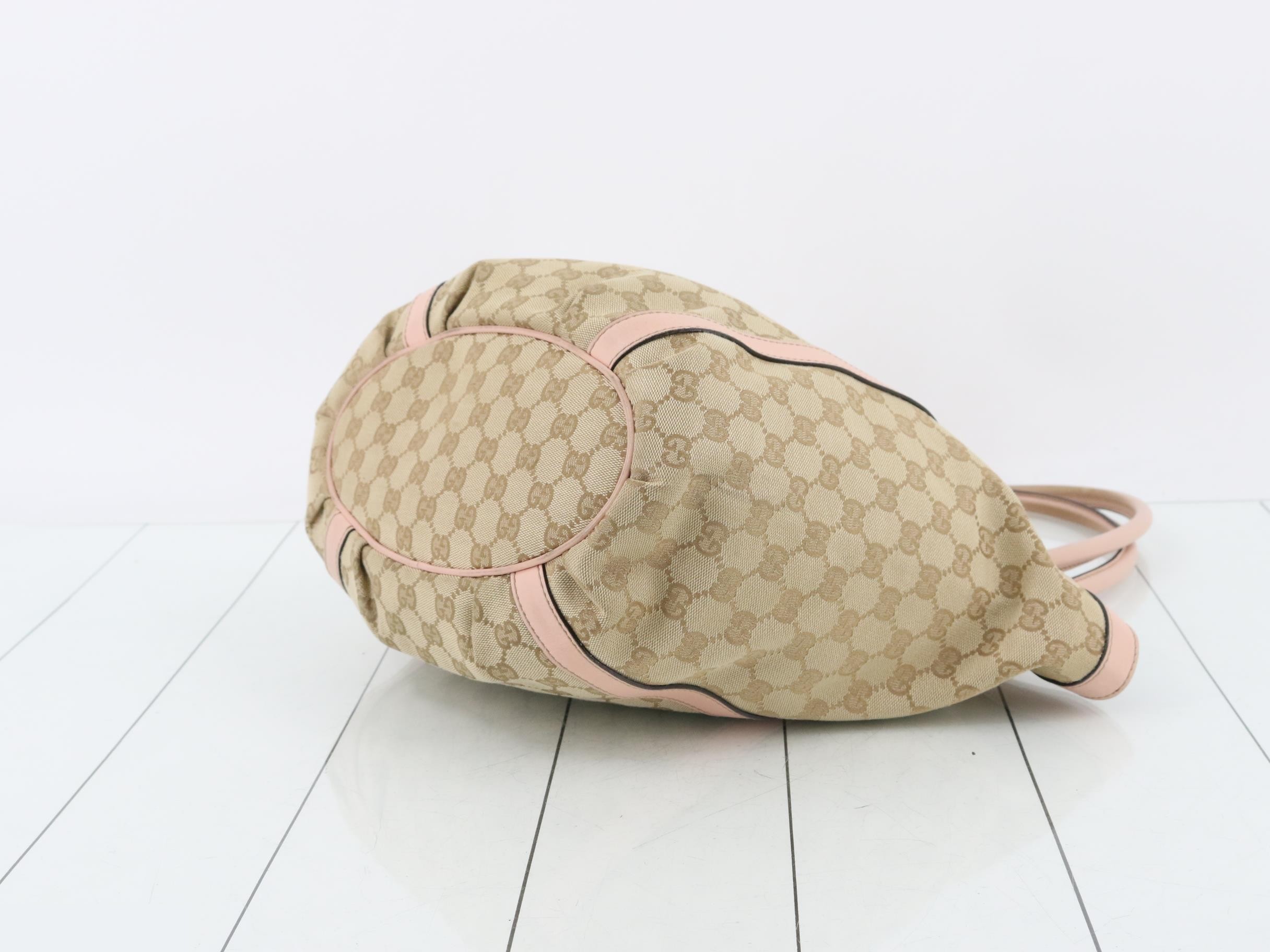Tote bag, GG canvas, pink — view 6