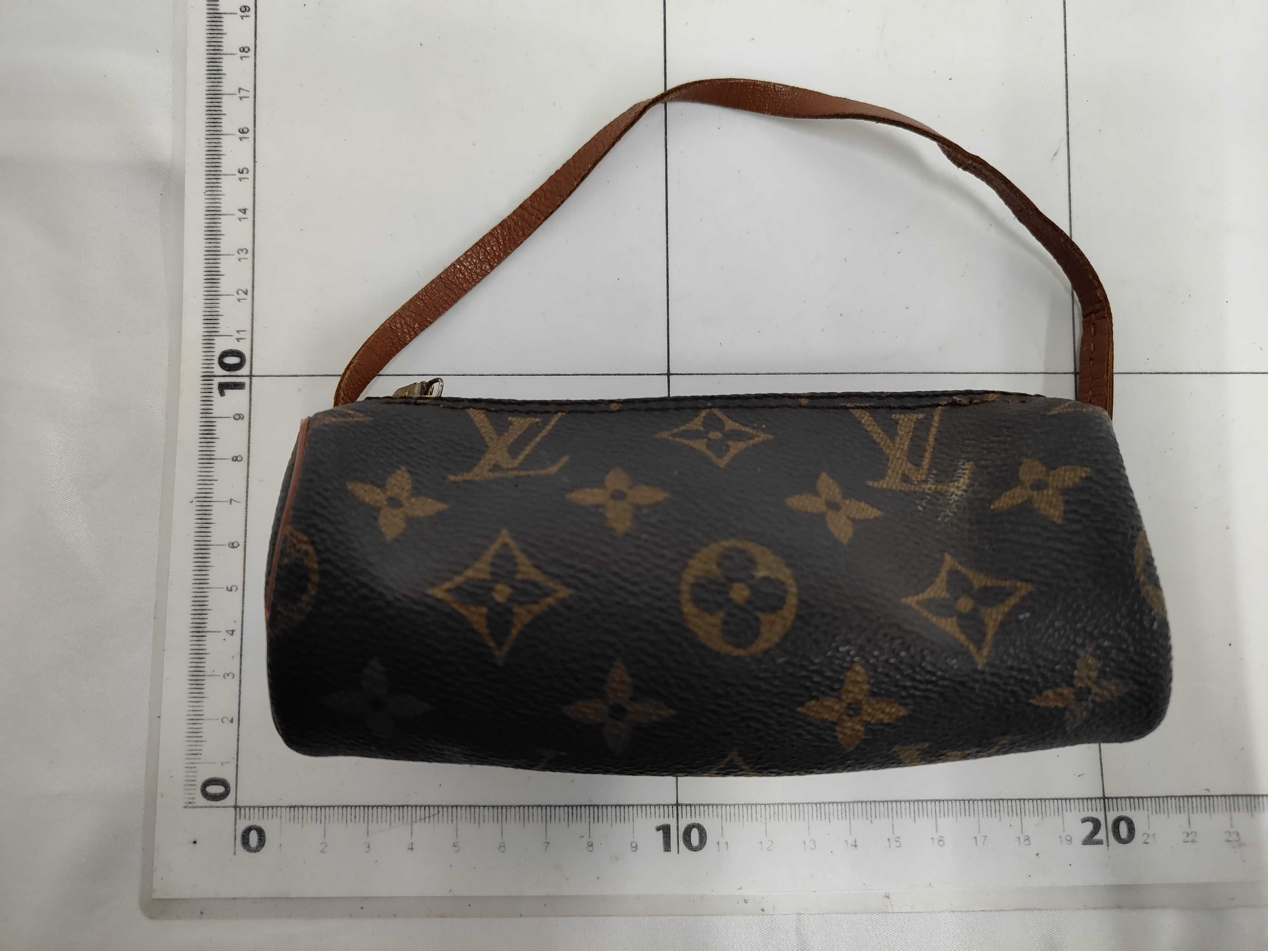 Monogram Louis Vuitton Monogram Pouch Papillon Pouch M51380 Pouch Handbag — view 2