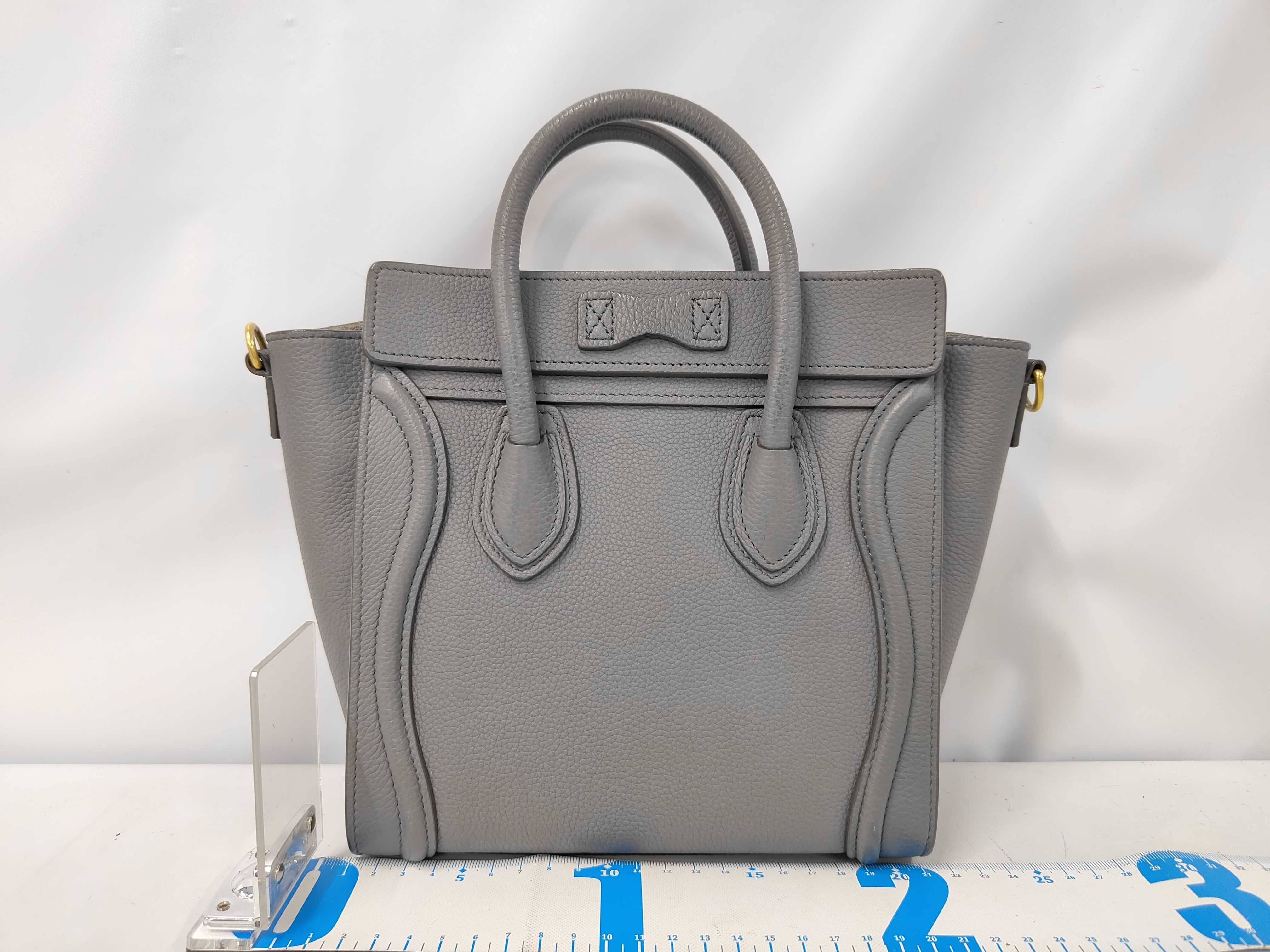 Luggage Nano Shopper Grey Handbag — view 2