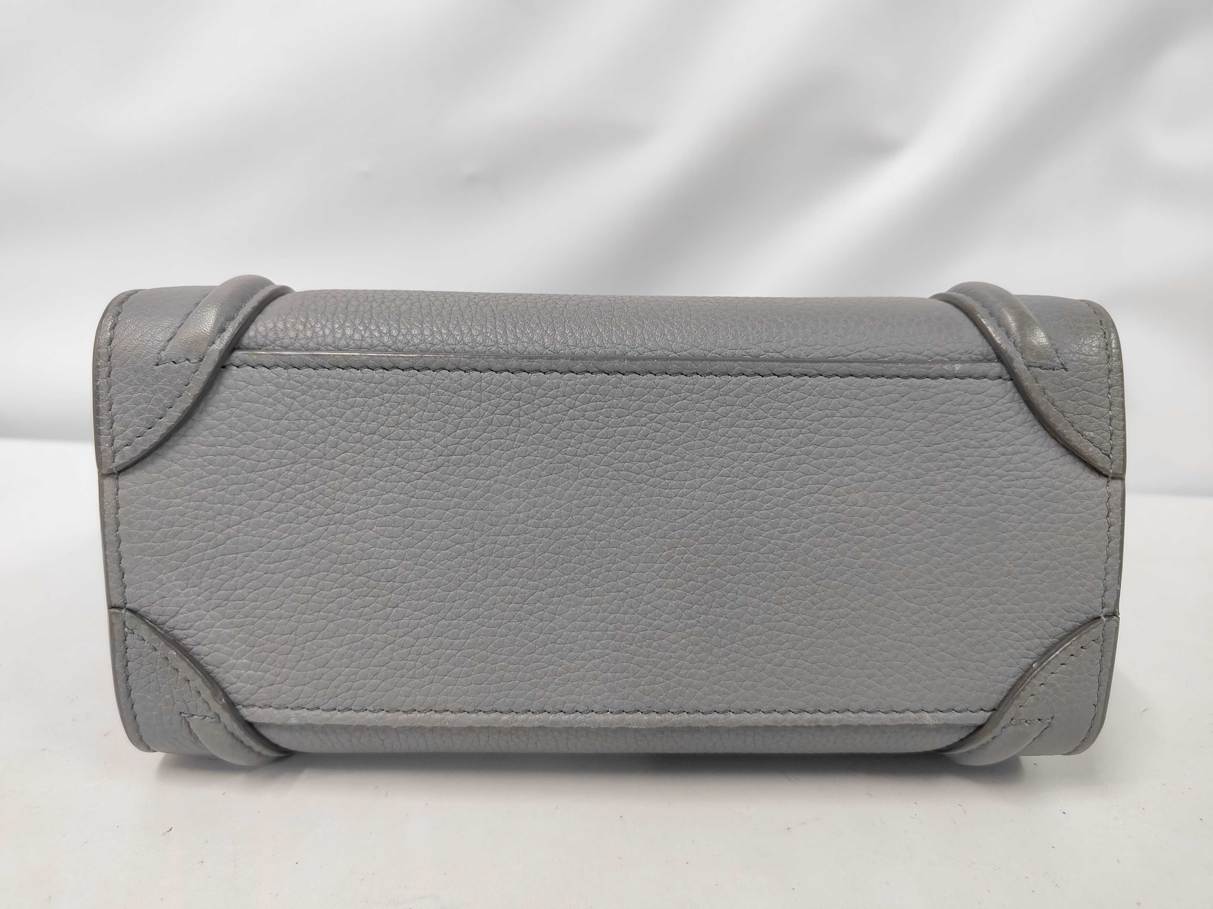 Luggage Nano Shopper Grey Handbag — view 3
