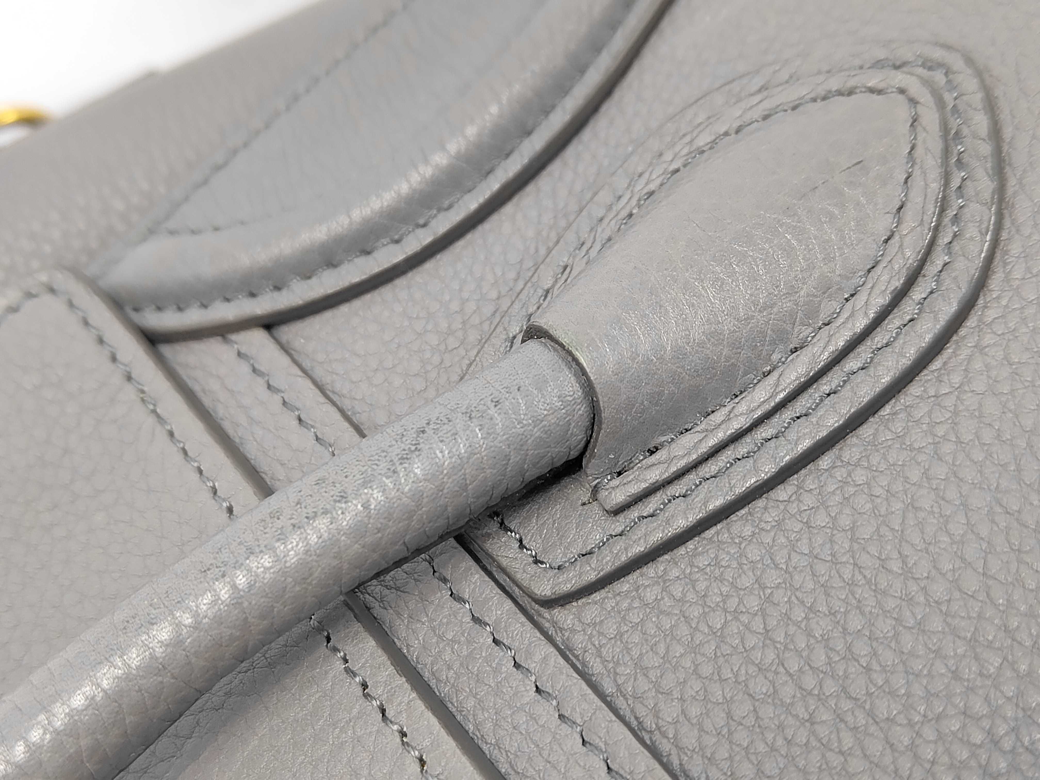 Luggage Nano Shopper Grey Handbag — view 6