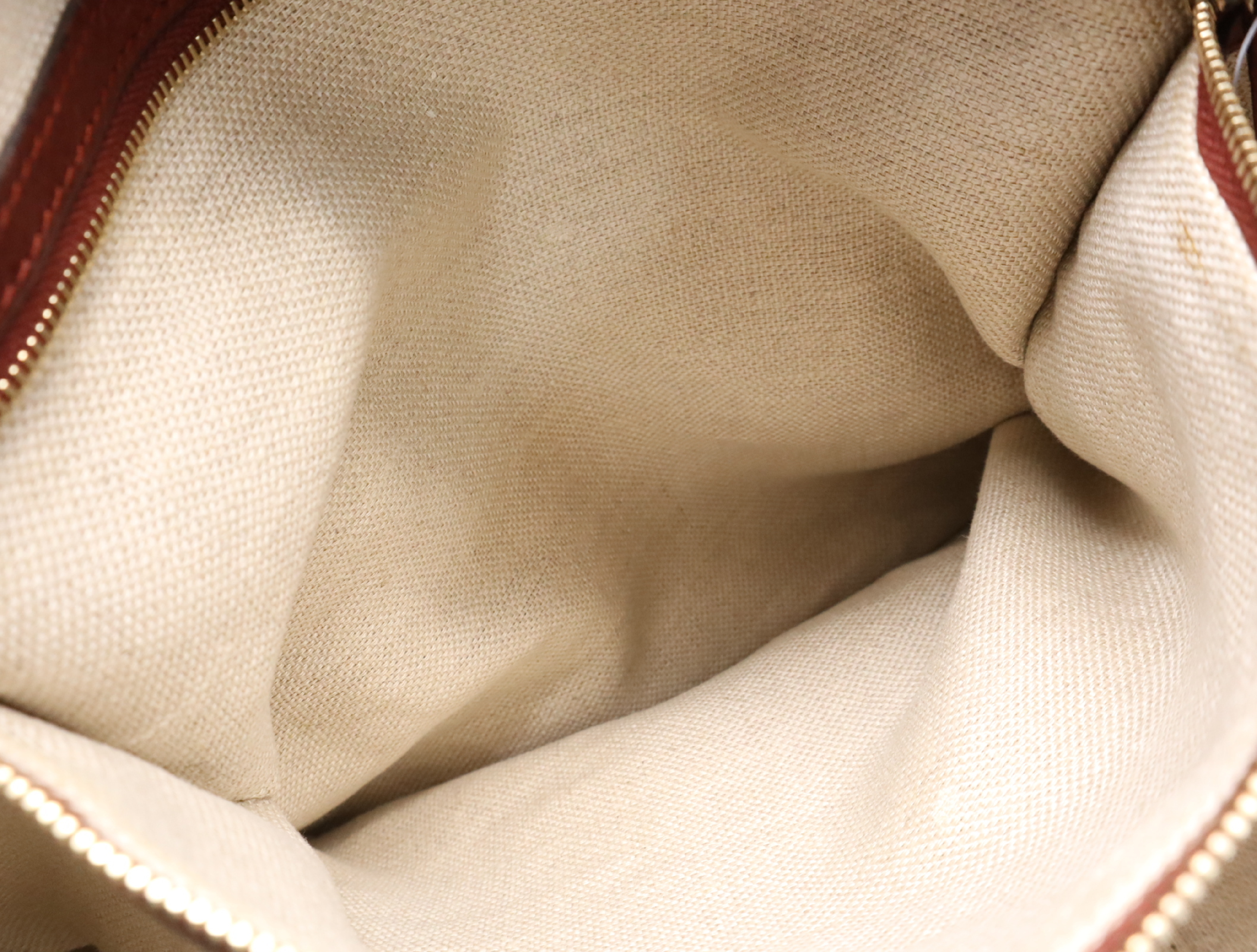 257031 GG Canvas Marrakech Tote Bag Beige Red Tote Bag — view 15