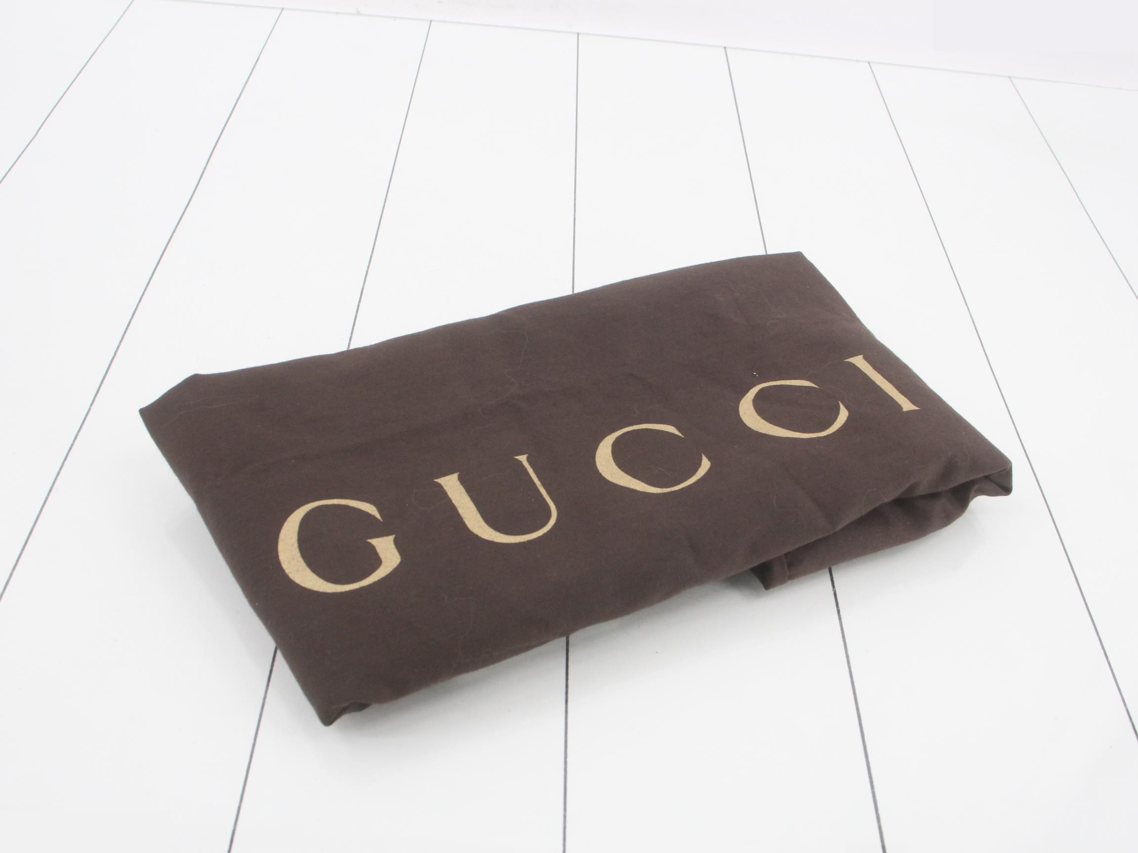 GG Marmont Leather Apple Print Double Chain Shoulder Bag — view 7