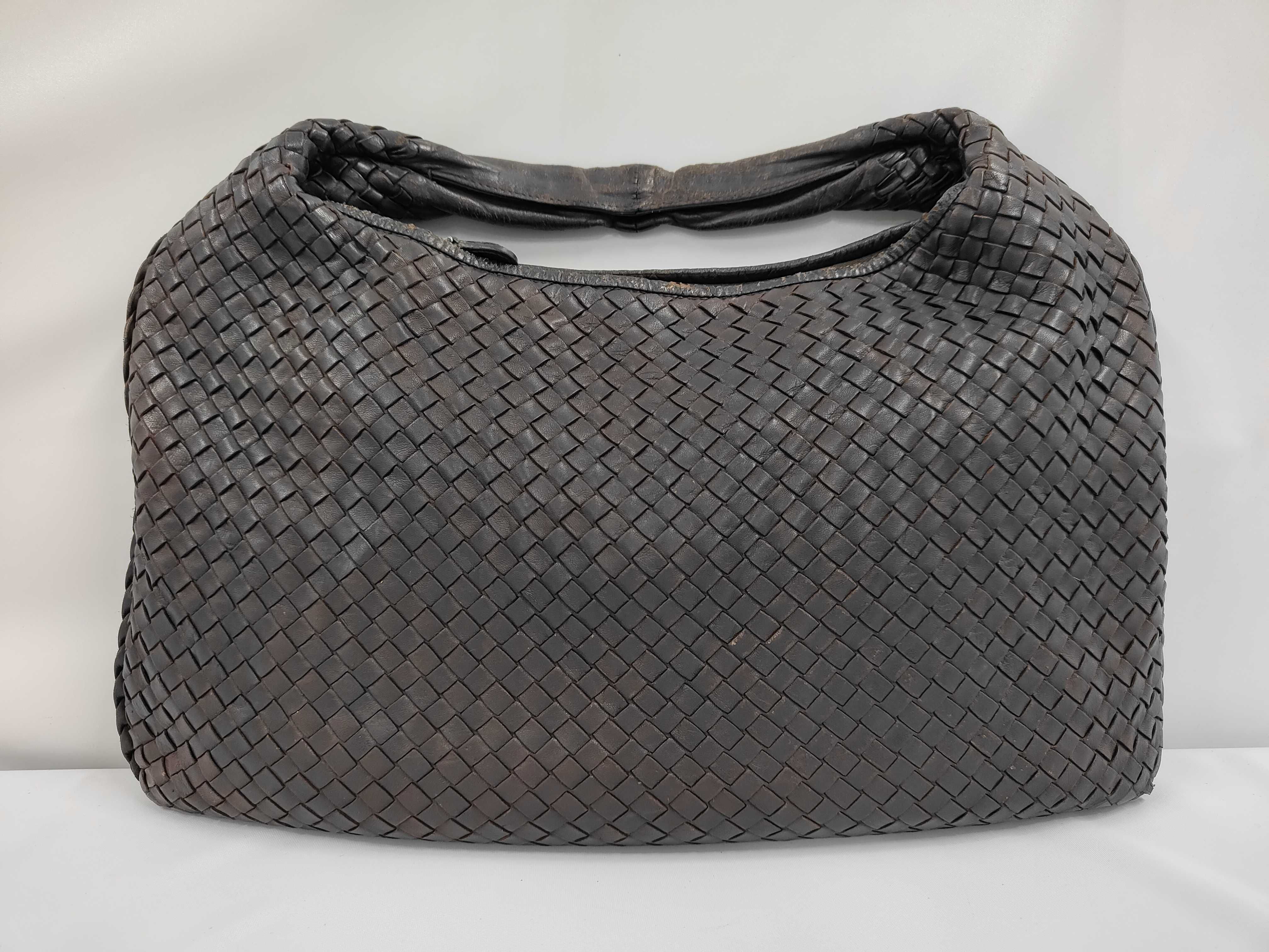 Intrecciato Shoulder Bag Leather Shoulder Bag